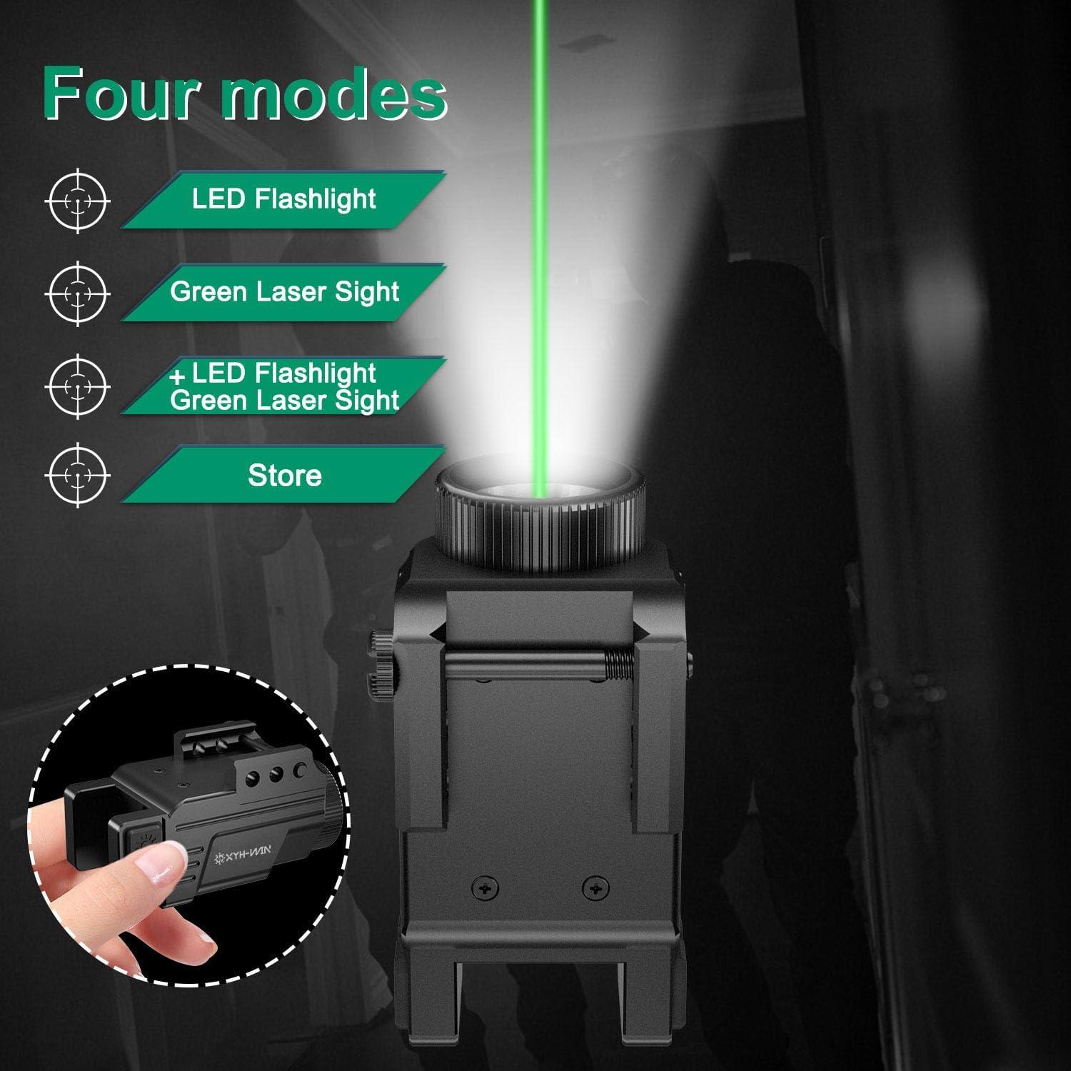 Combo Luz Láser 600 Lúmenes Taurus G2c G3C Verde