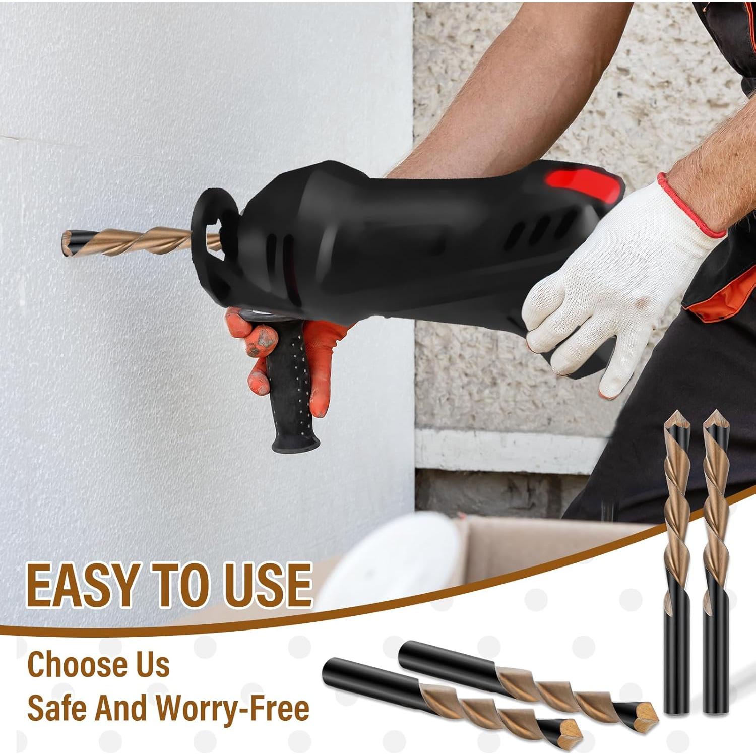 Brocas para Router Tondiamo 50 Pcs 6.35 mm Acero M2