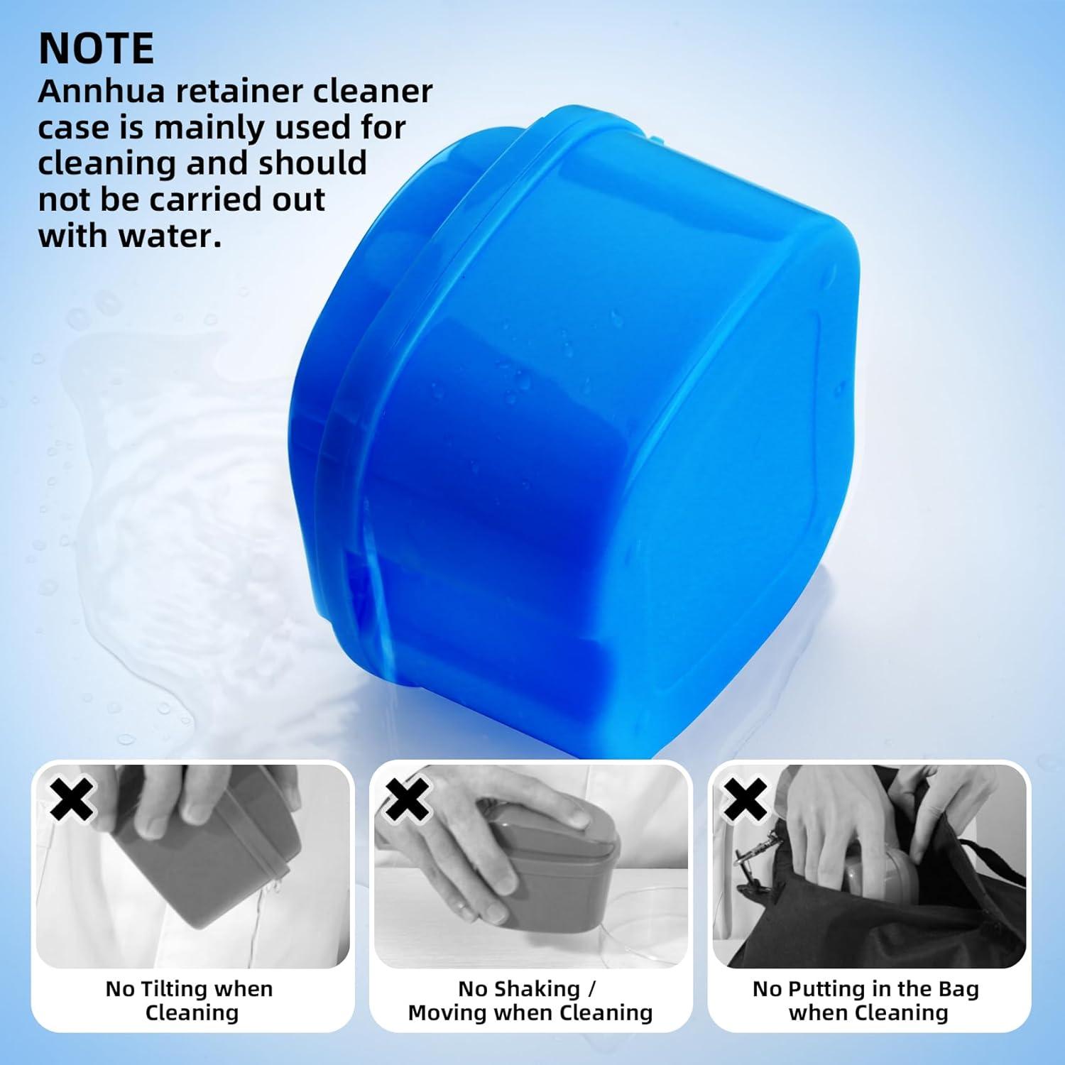 Caja de limpieza para retenedores Annhua - Azul oscuro