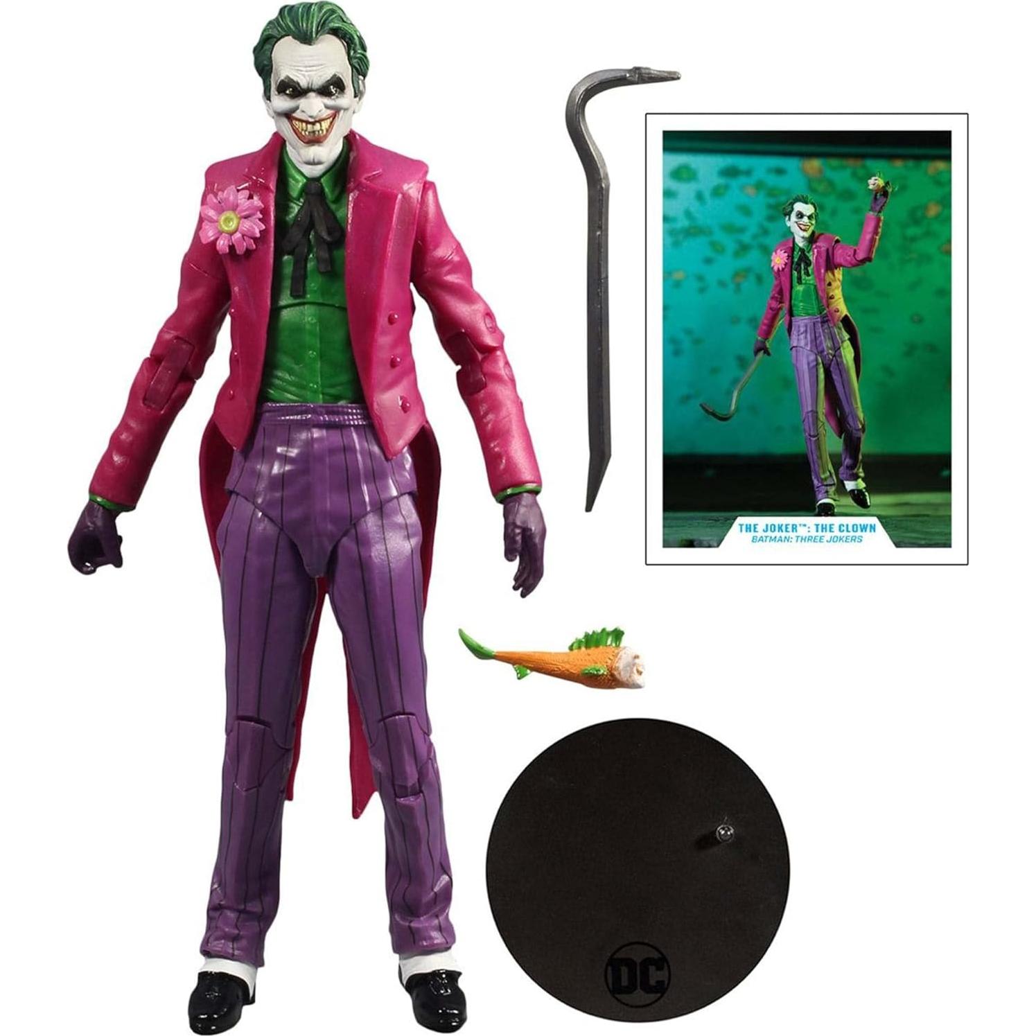 DC Multiverse The Joker: The Clown from Batman: Three Jokers 7" Action Figure with Accessories