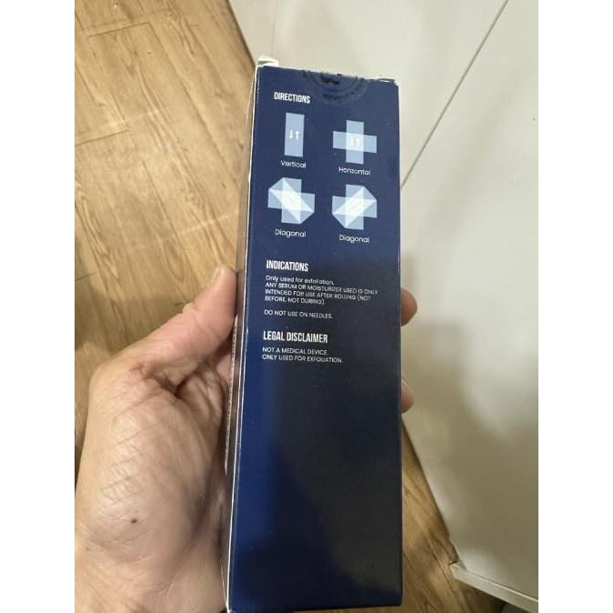 Rodillo Derma RoselynBoutique 0.25mm Agujas Titanio Facial y Cabello