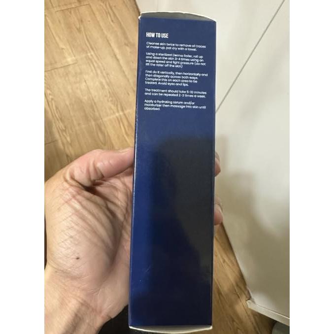 Rodillo Derma RoselynBoutique 0.25mm Agujas Titanio Facial y Cabello