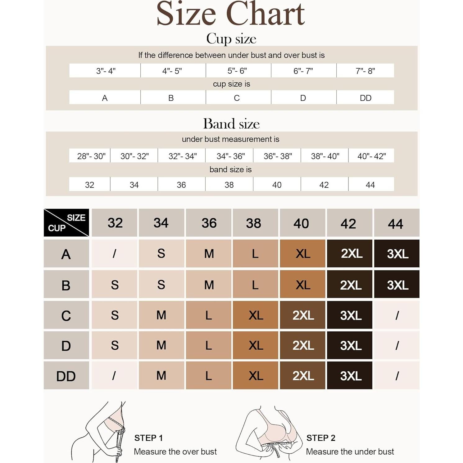 Sostén Inalámbrico HORISUN Cuello en V Suave Gris XX-Large