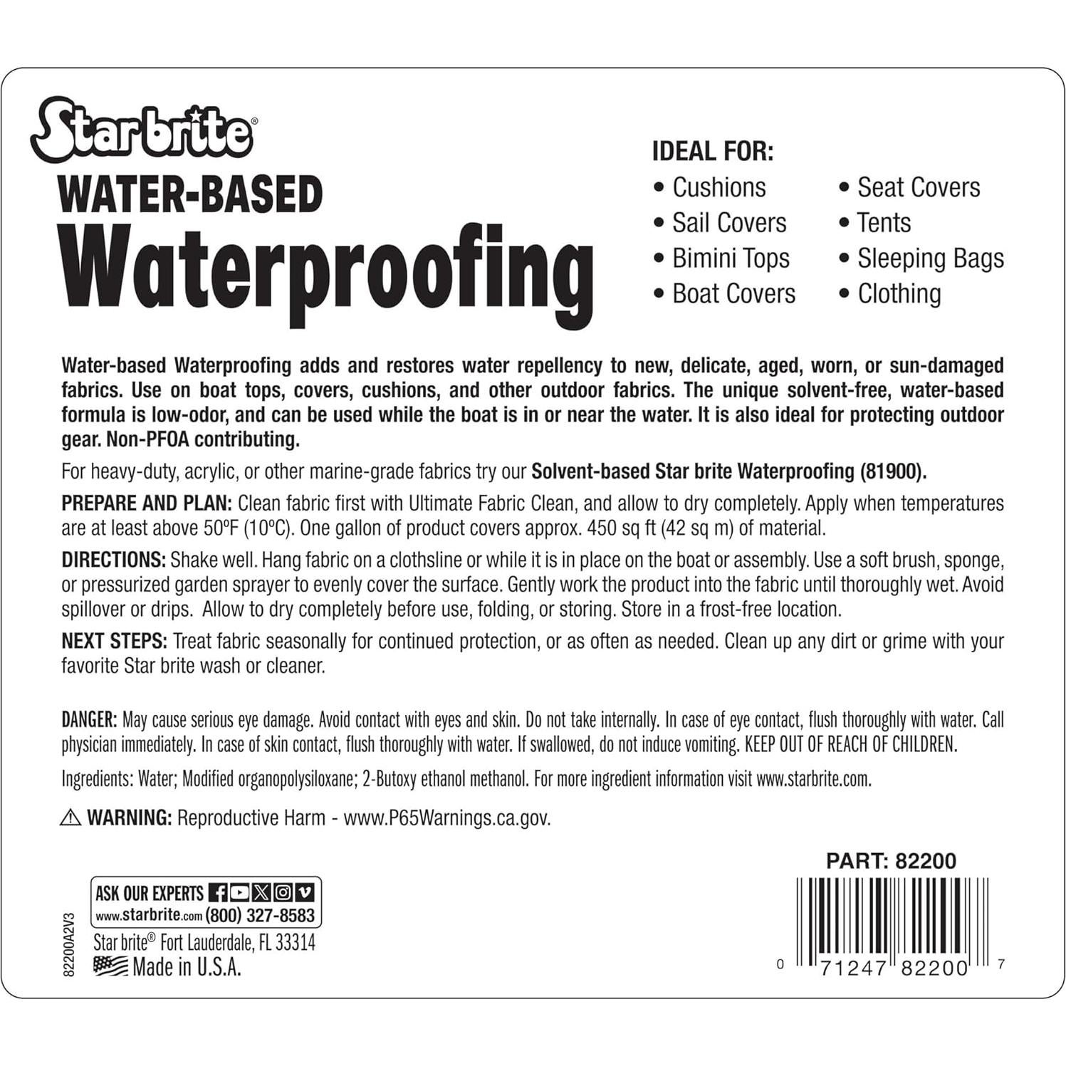 Impermeabilizante a Base de Agua STAR BRITE 1 Galón - Protección UV