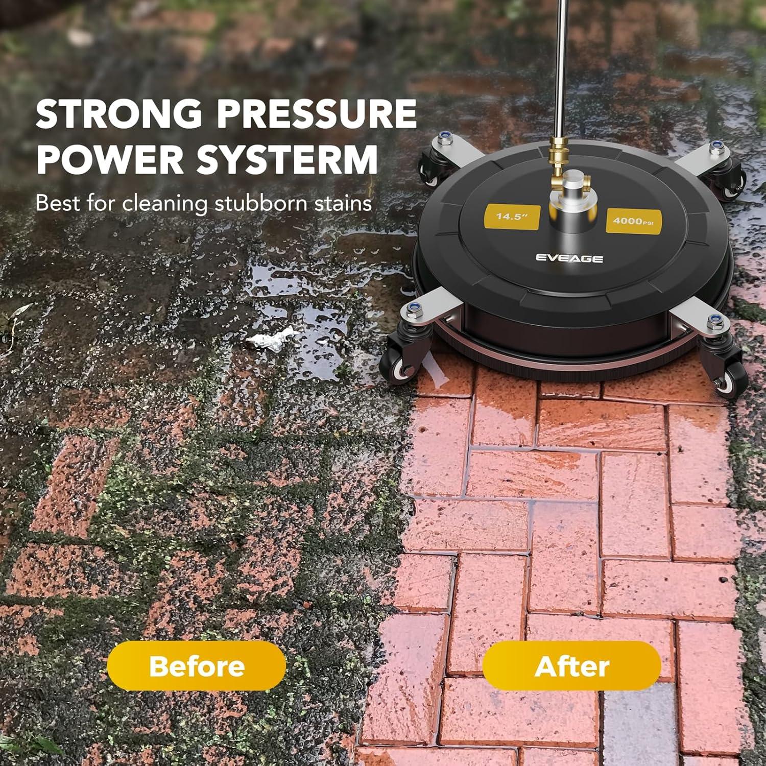 Limpiador de Superficies EVEAGE 14.5" para Lavadora a Presión