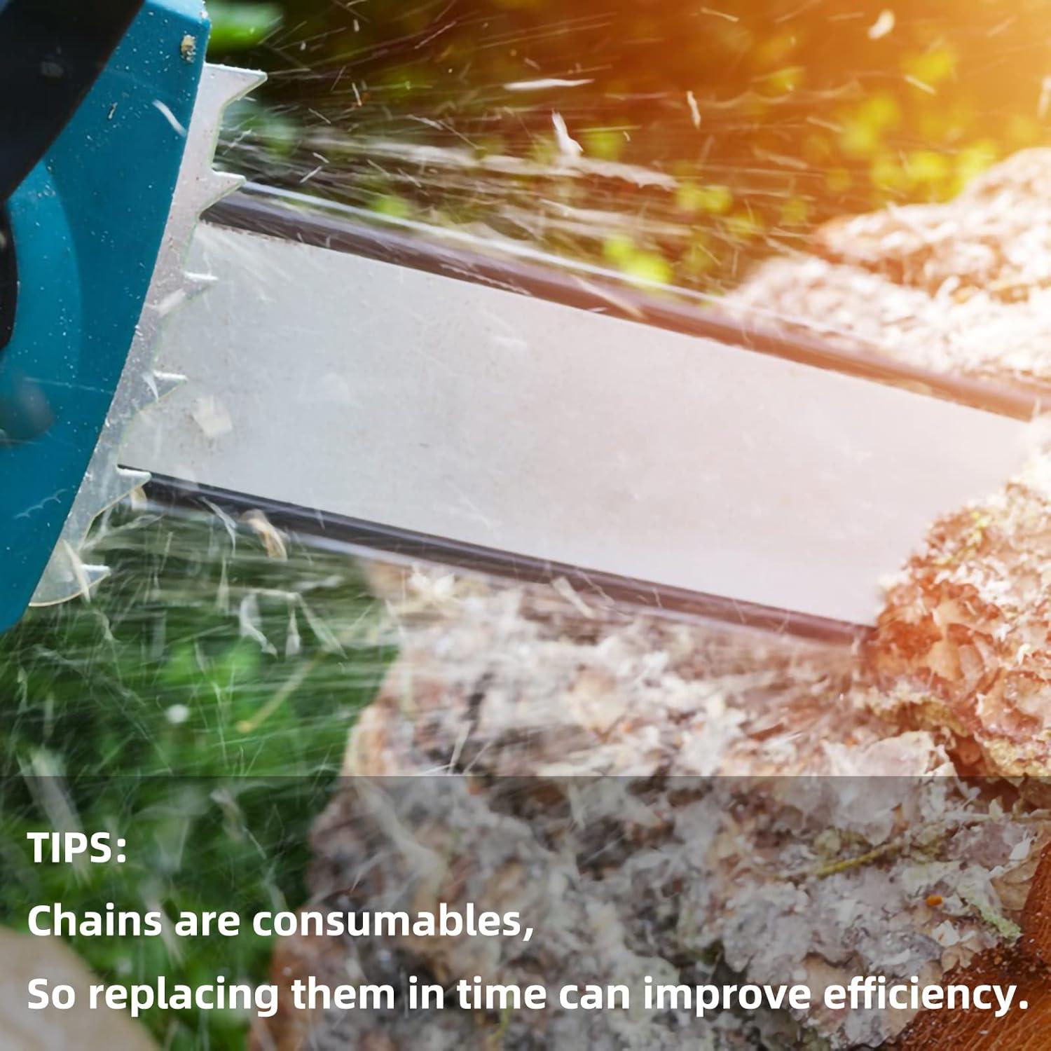 Cadenas de Motosierra 10" FIFCHALL .043" Calibre 3/8 LP - 2 Pcs