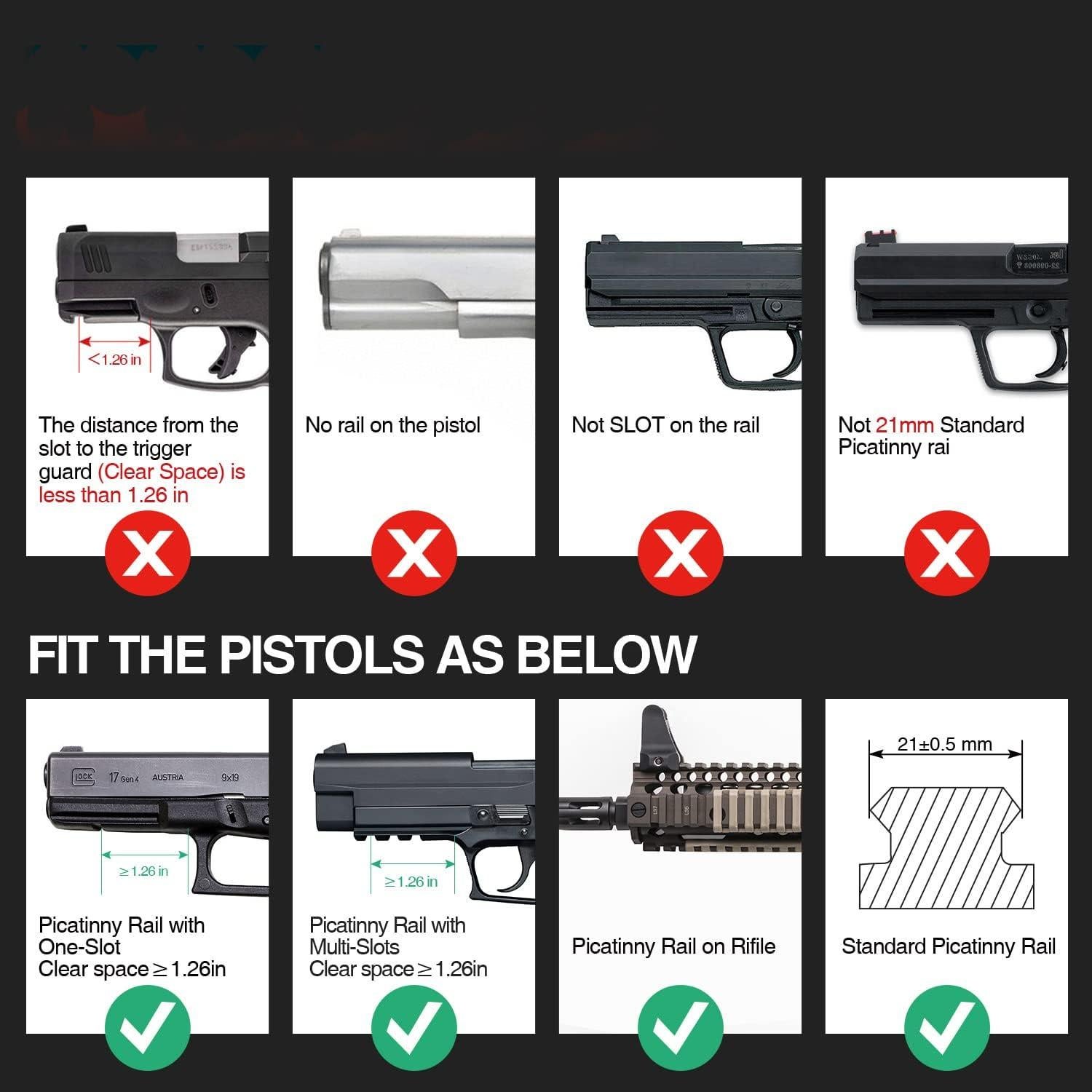 Mira Láser Verde Solofish Recargable para Pistolas y Rifles