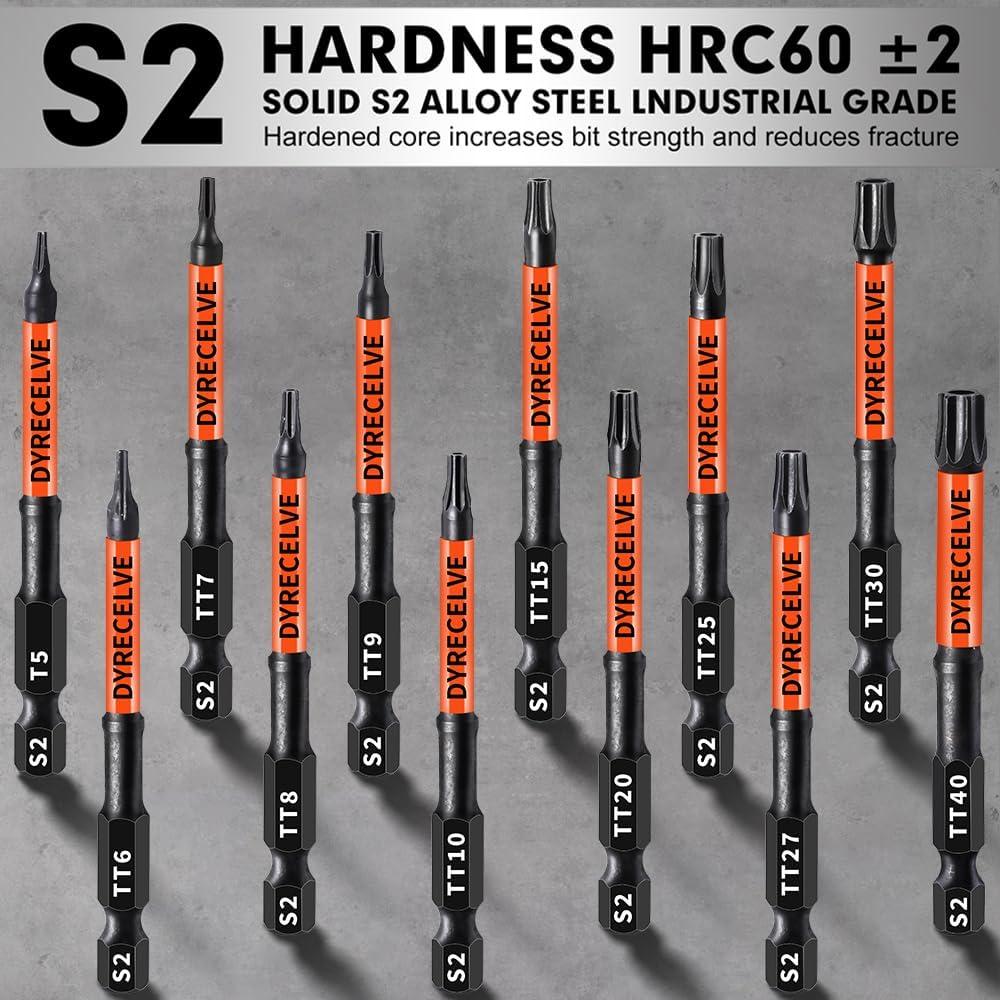 Juego de Puntas Torx de Seguridad 8 Piezas DYRECELVE 15.24 cm
