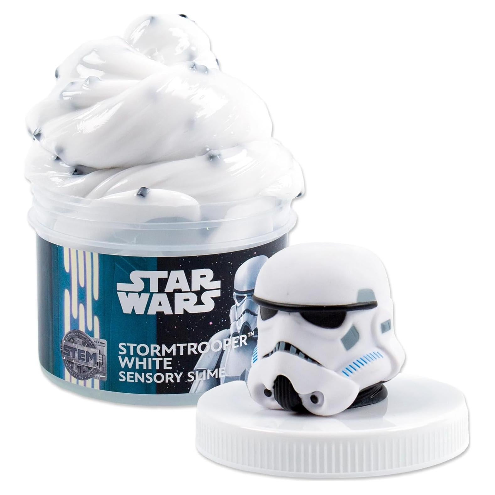 Slime Blanco Stormtrooper 226g Star Wars con Purpurina