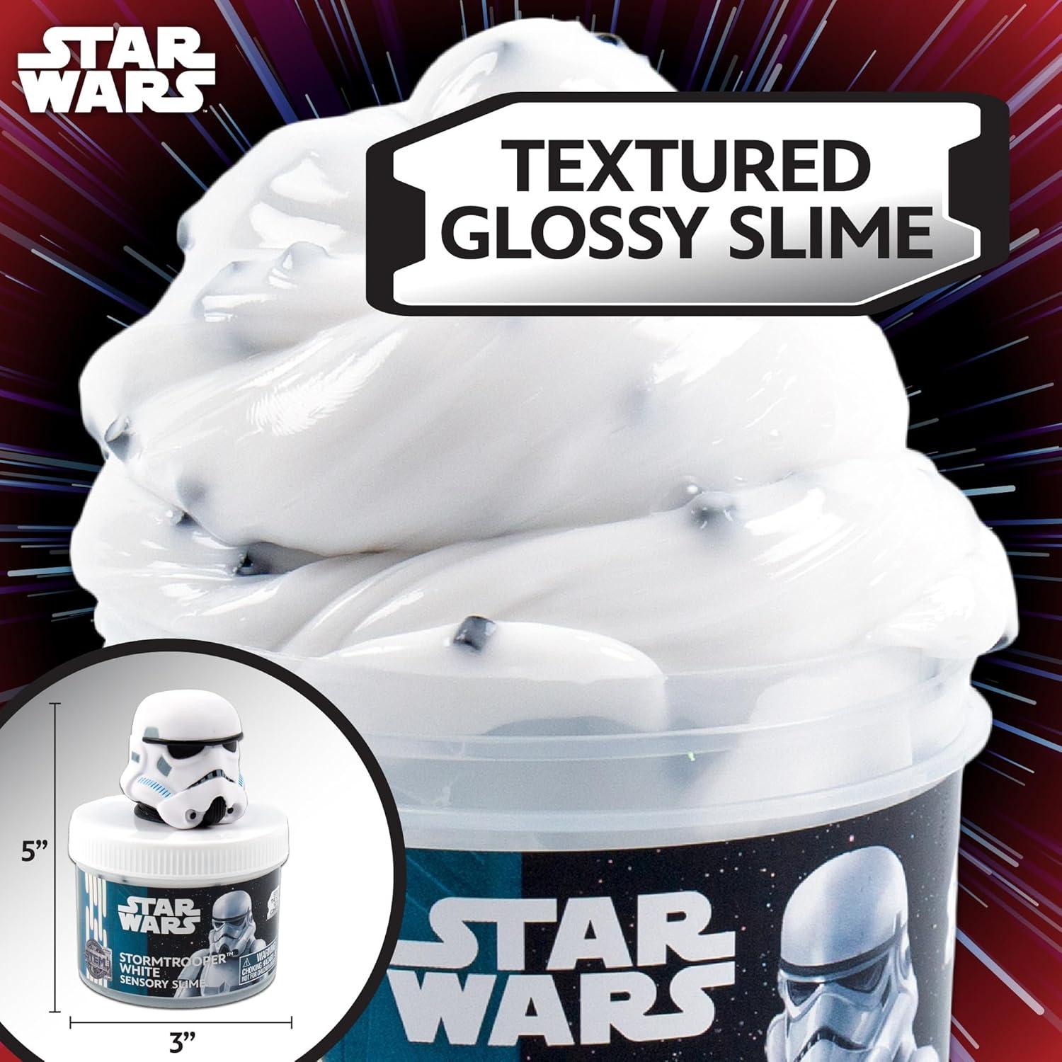 Slime Blanco Stormtrooper 226g Star Wars con Purpurina