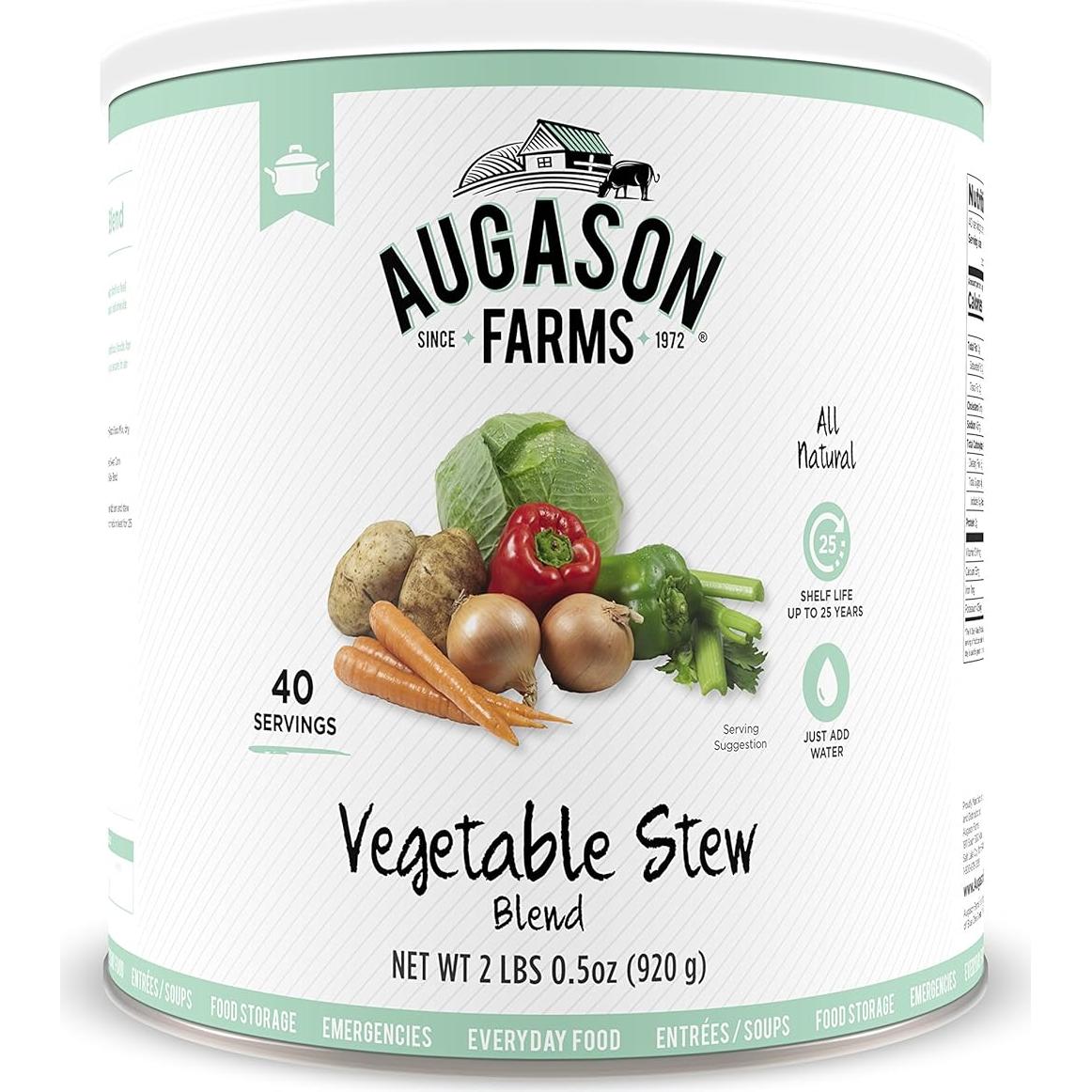 Mezcla de Verduras Augason Farms 920g - Alimentos de Emergencia