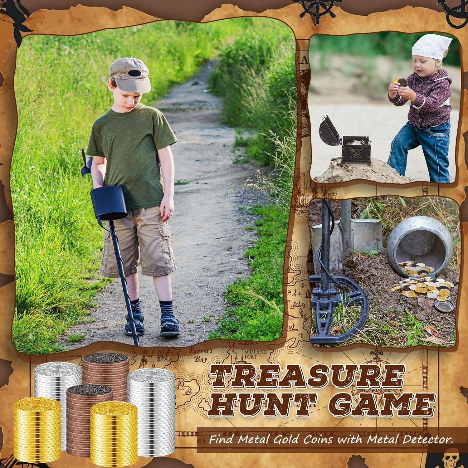 Monedas Pirata de Metal Hanaive 100 Pcs Doblones Falsos