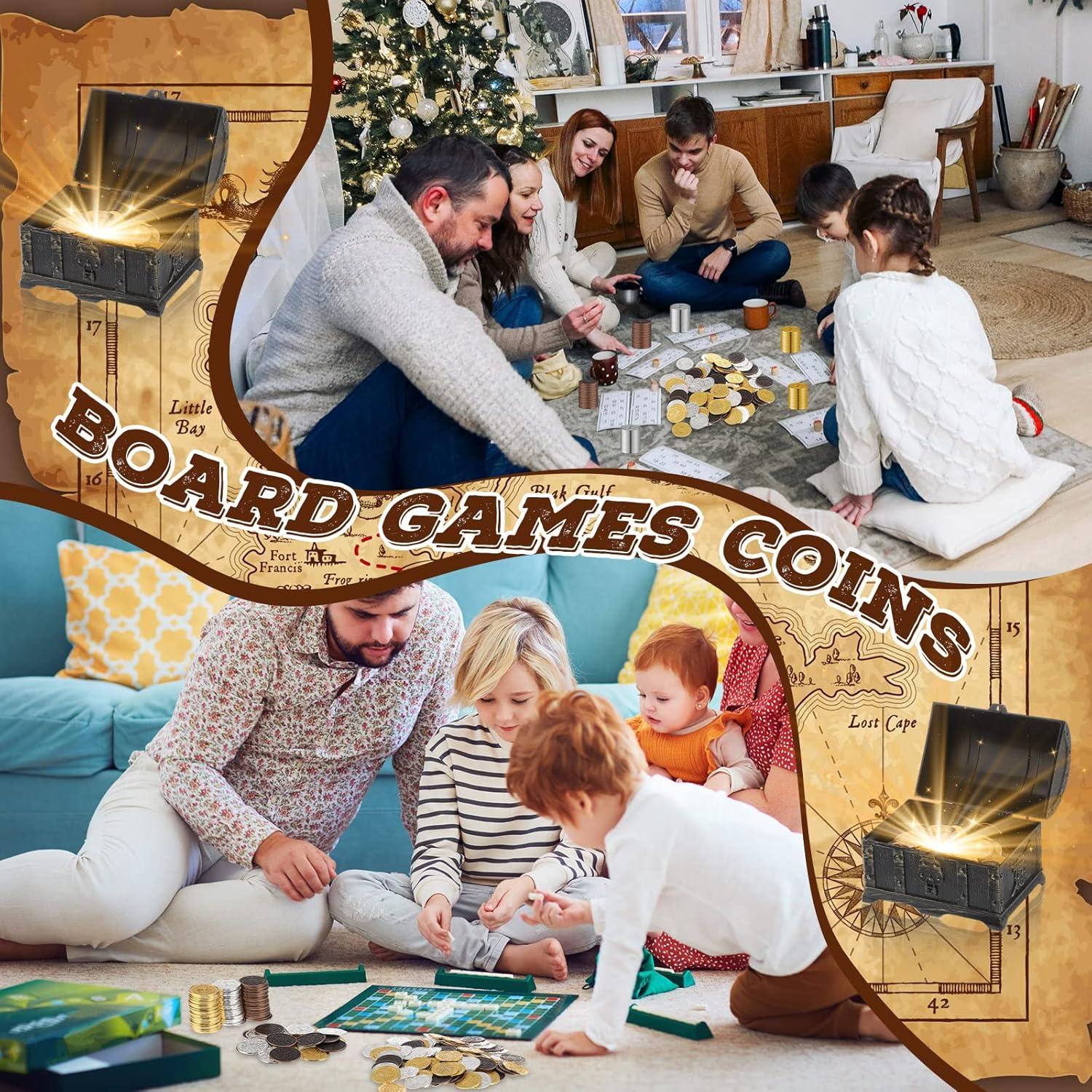 Monedas Pirata de Metal Hanaive 100 Pcs Doblones Falsos