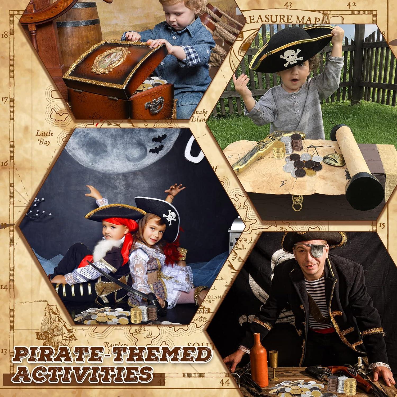 Monedas Pirata de Metal Hanaive 100 Pcs Doblones Falsos