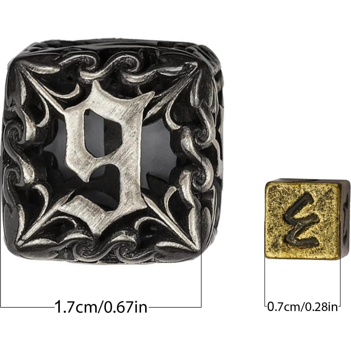 Juego de Dados DND Mini CRITALLIC 7PCS Bronce Compacto