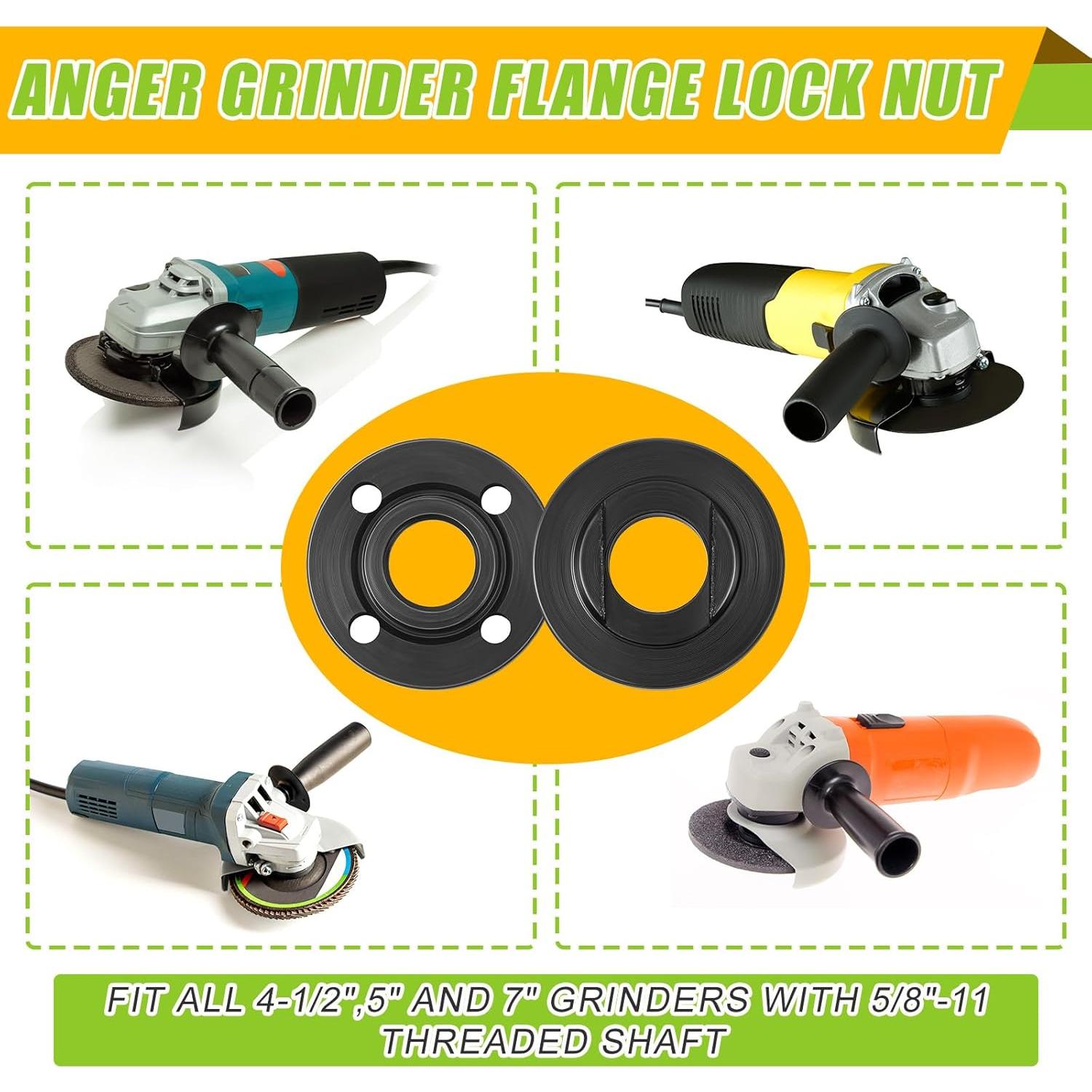 Kit Llave de Amoladora Angular Hicarer 13 Pcs Verde