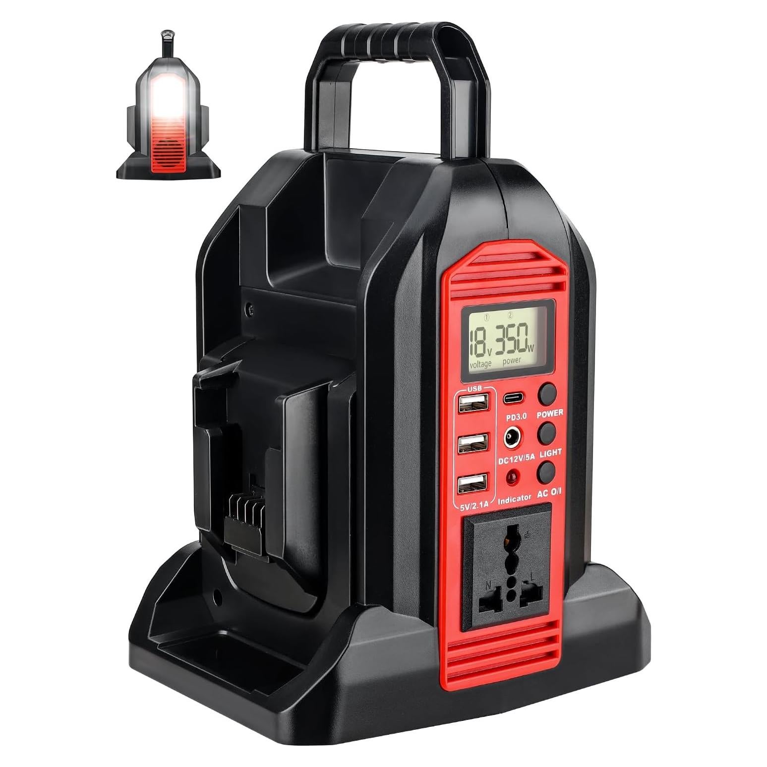 Inversor de Potencia Taingwei 350W para Batería Milwaukee M18