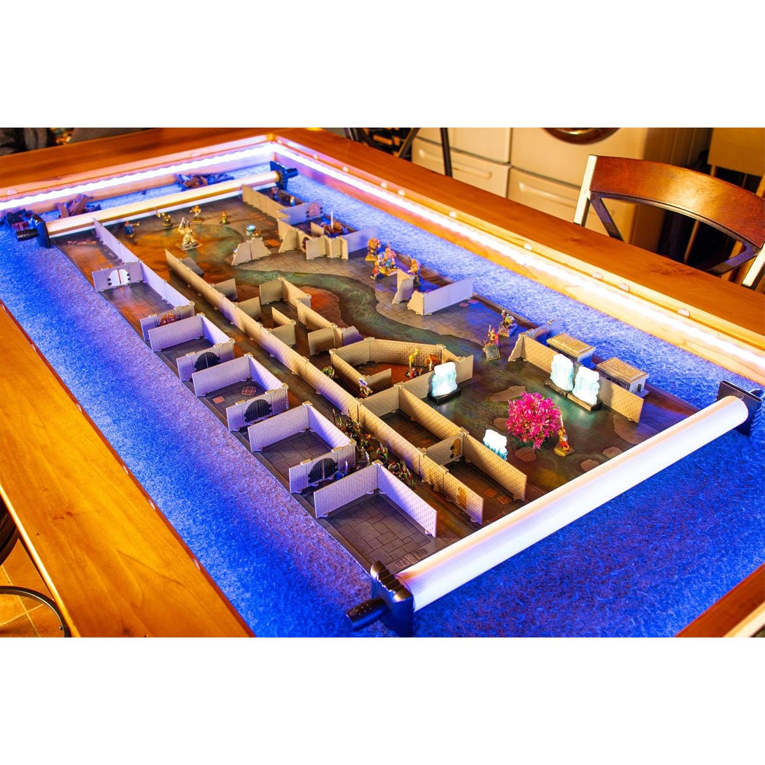 Terreno de Mazmorras DCD - 100 Piezas, 0.32 m², 16 Habitaciones