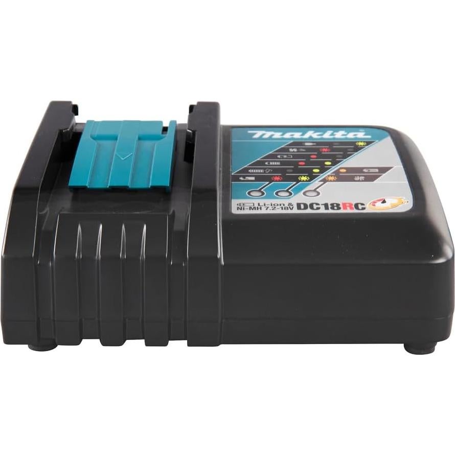 Cargador Rápido Makita DC18RC 18V LXT de Ión de Litio