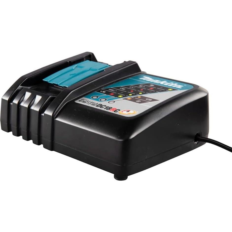 Cargador Rápido Makita DC18RC 18V LXT de Ión de Litio