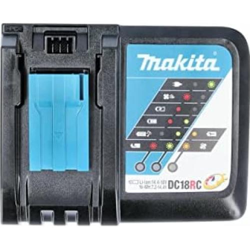 Cargador Rápido Makita DC18RC 18V LXT de Ión de Litio