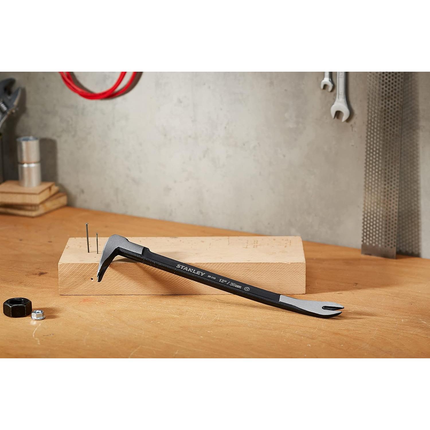 Barra de palanca para molduras Stanley 0-55-115 30 cm Plata