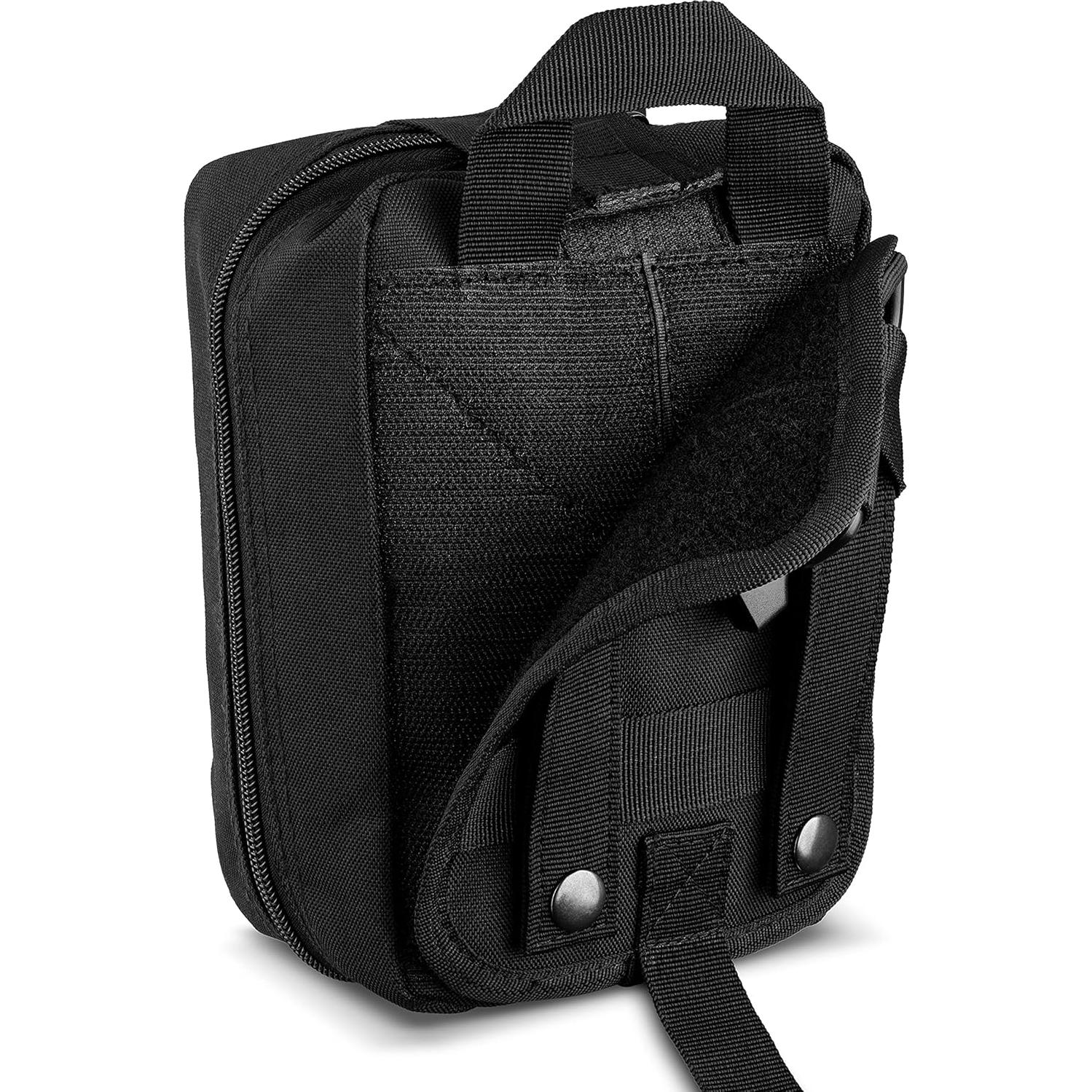 Kit de Trauma IFAK Scherber Negro | Bolsa MOLLE Completa 0.75kg