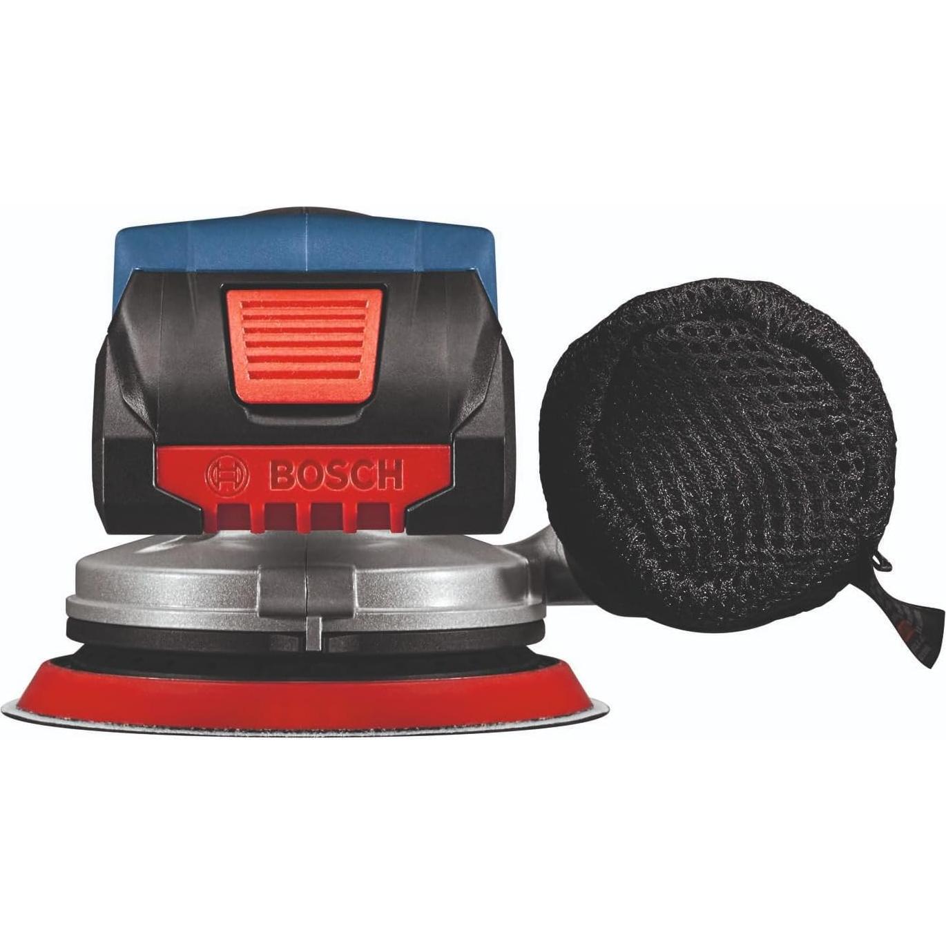 BOSCH GEX18V-5B15 18V Brushless 5 In. Random Orbit Sander Kit with (1) CORE18V 4 Ah Advanced Power Battery