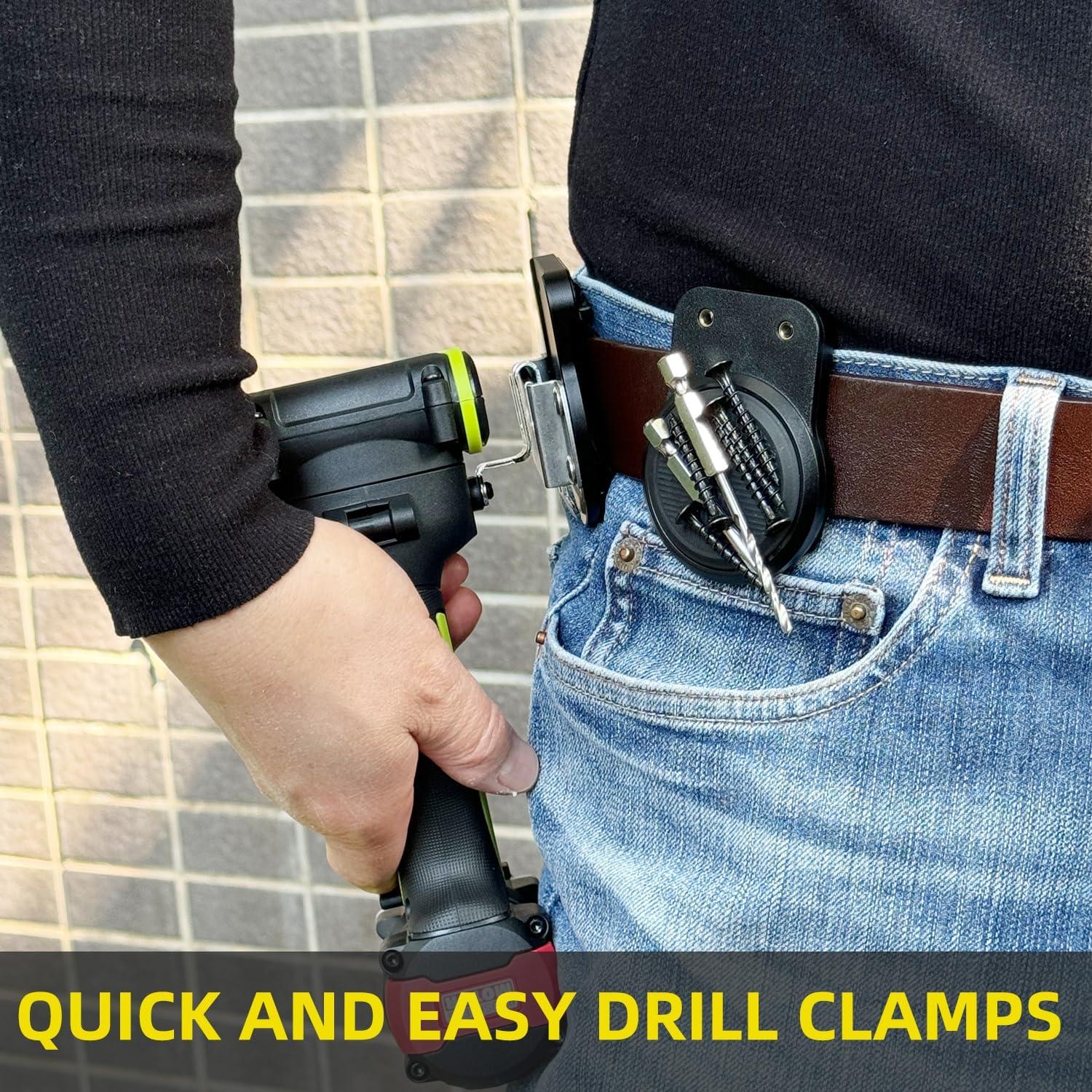 Soporte para Taladro TOLHOLDER T003_PC Clip-On Negro