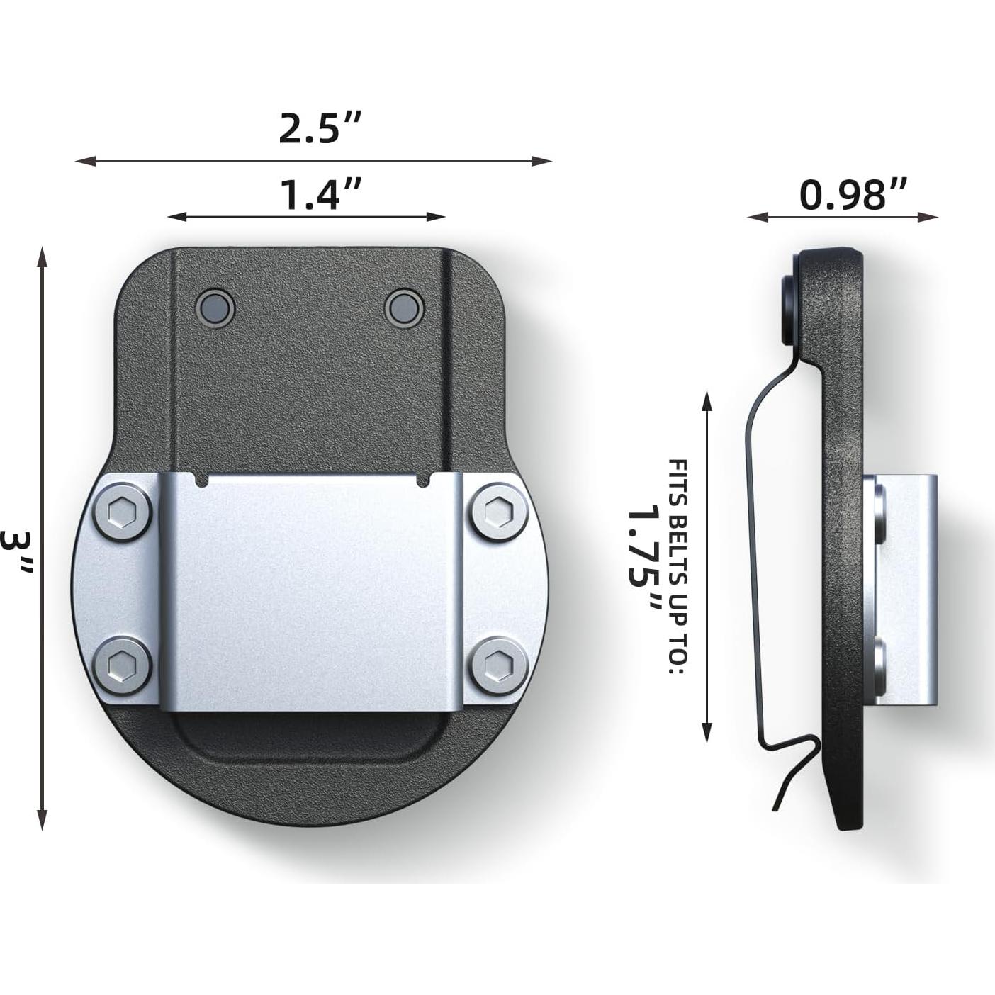 Soporte para Taladro TOLHOLDER T003_PC Clip-On Negro