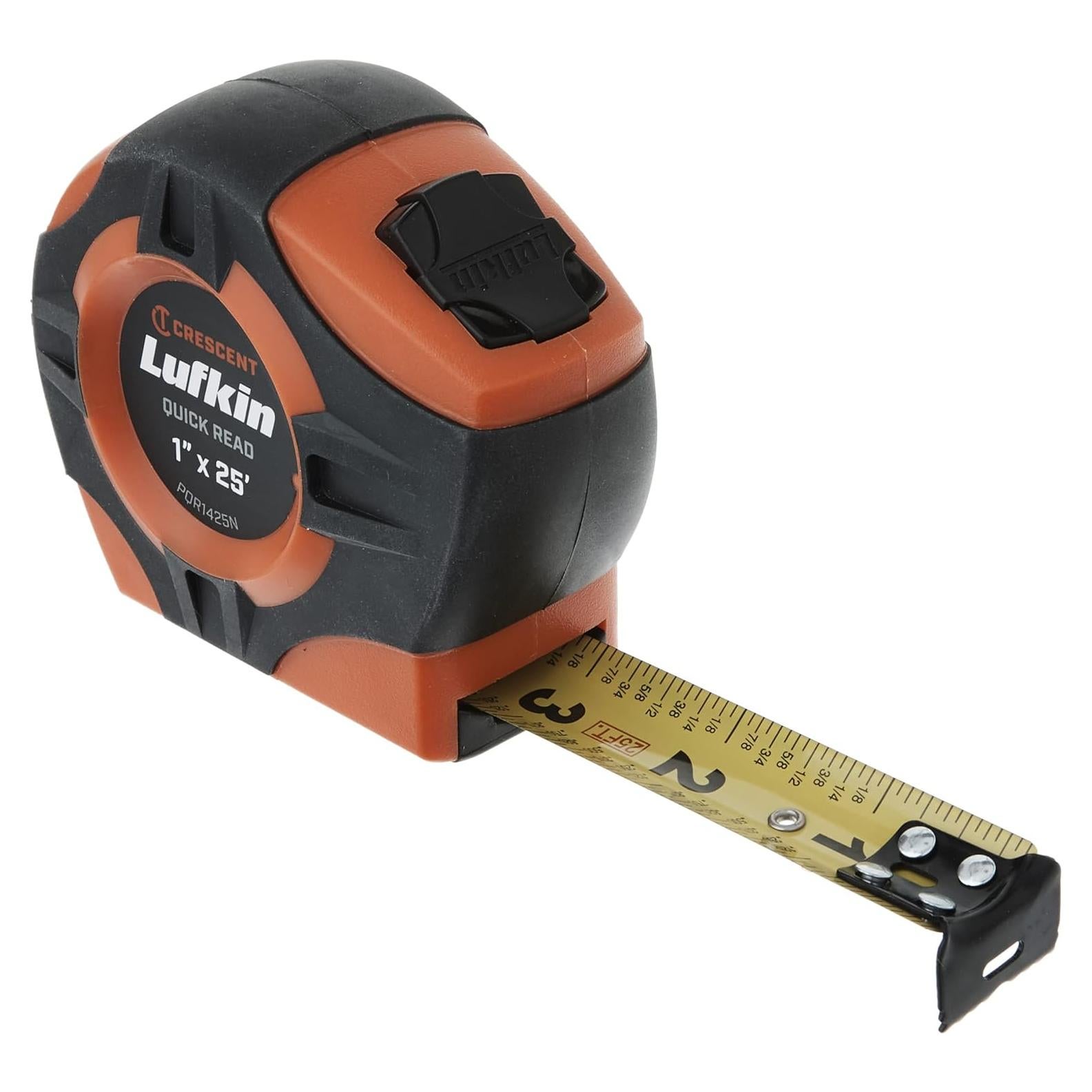 Cinta Métrica Lufkin 25 pies (7.62 m) Naranja Alta Visibilidad