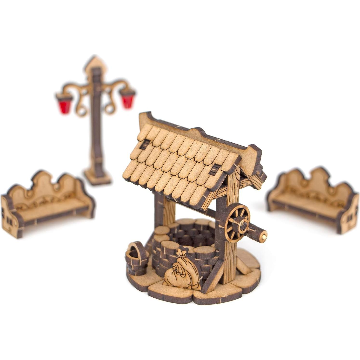 Terreno Medieval TowerRex para D&D y Wargames 30x18cm