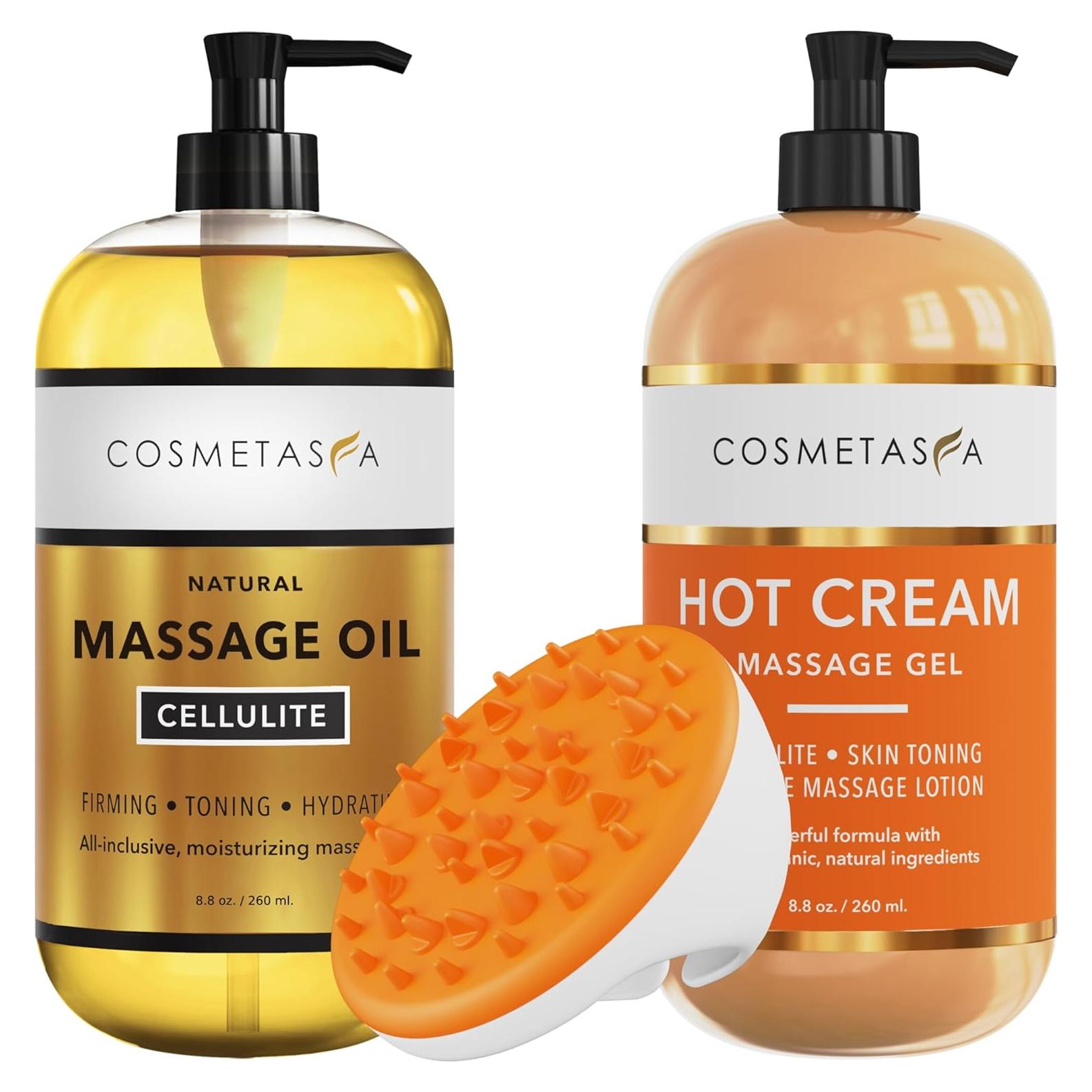 Aceite de Masaje Cosmetasa para Celulitis 259.5 ml - Gel Caliente