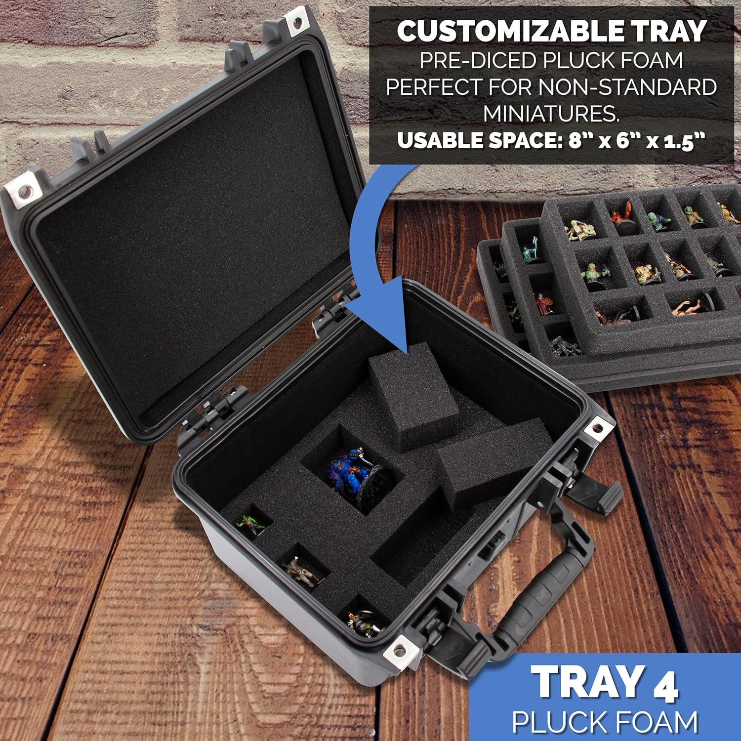 Caja de Transporte CASEMATIX para 43 Miniaturas - Negro