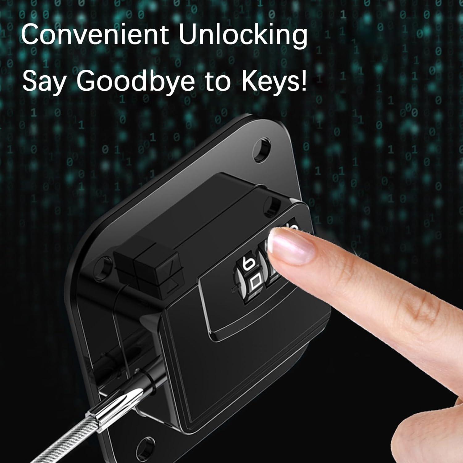 Cerradura para Refrigerador KIZZHISI 4 Piezas Alta Seguridad