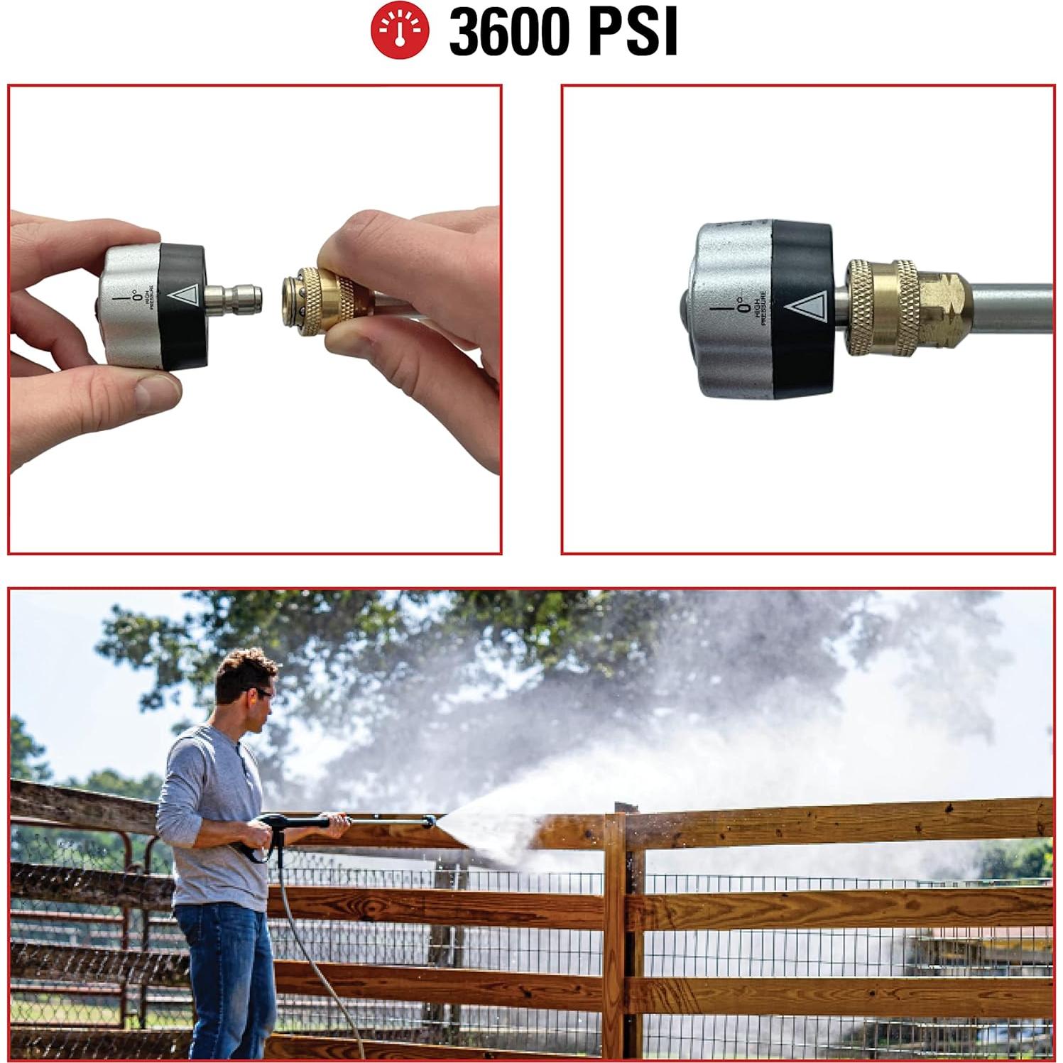 Boquilla de Lavadora a Presión Simpson 5-N-1 3600 PSI