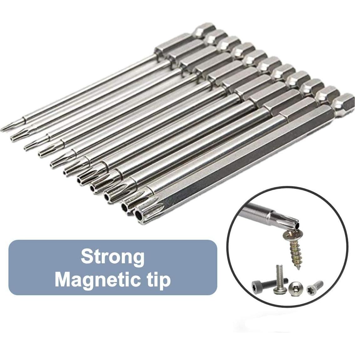 Juego de Puntas de Seguridad 12 Piezas Aiyun 50mm Acero S2