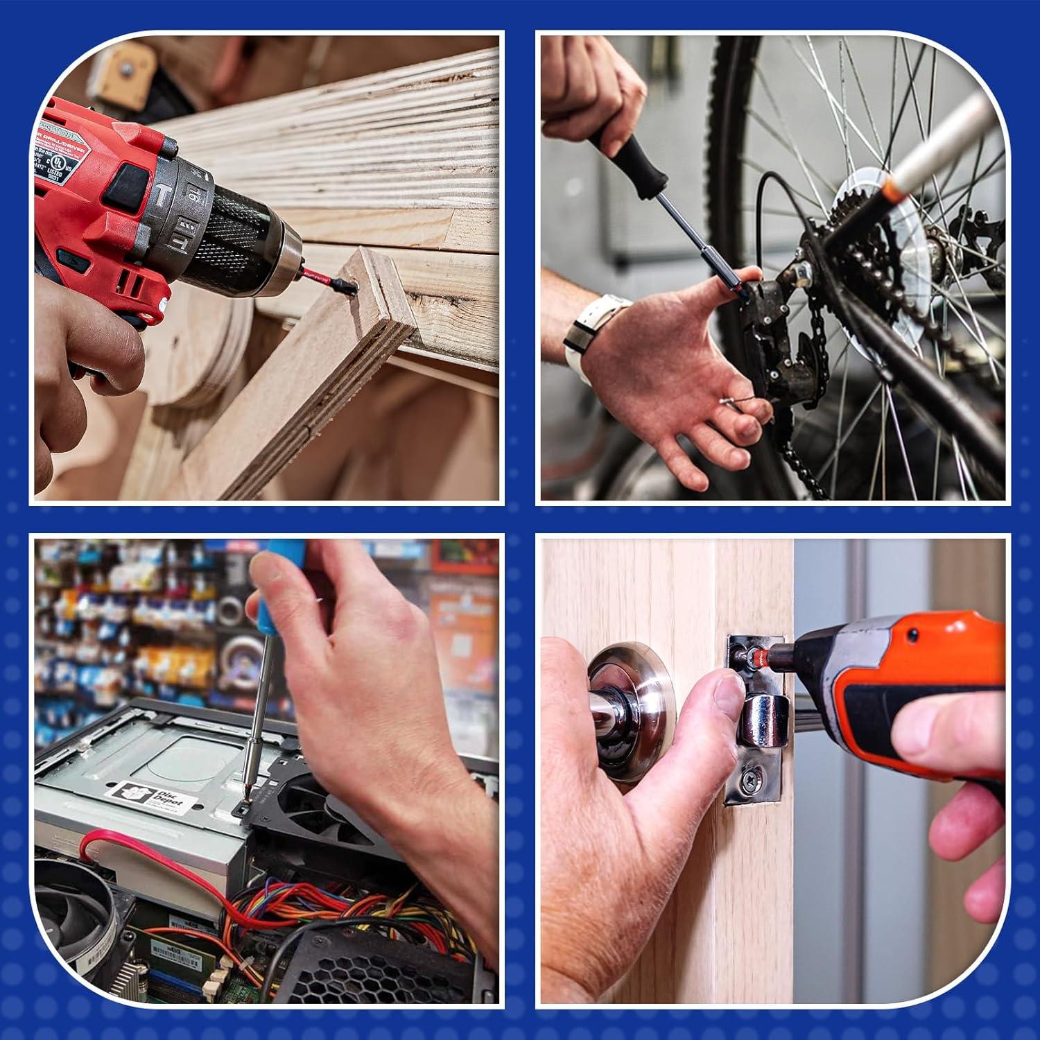 Juego de 30 Puntas de Destornillador Torx T10 GEINXURN