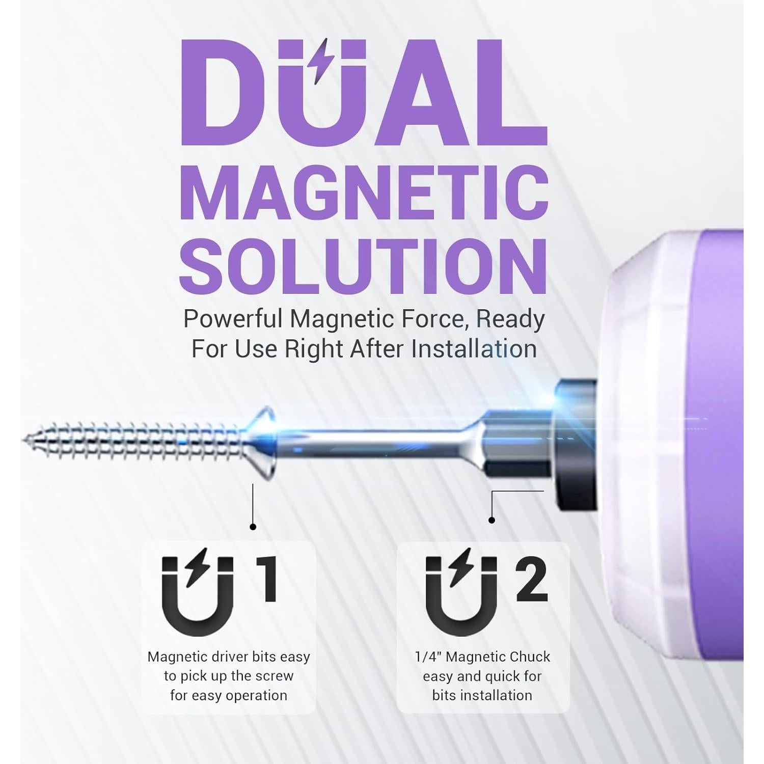 Destornillador Eléctrico DCA 4V 5N.m Batería 2000mAh 18 Puntas