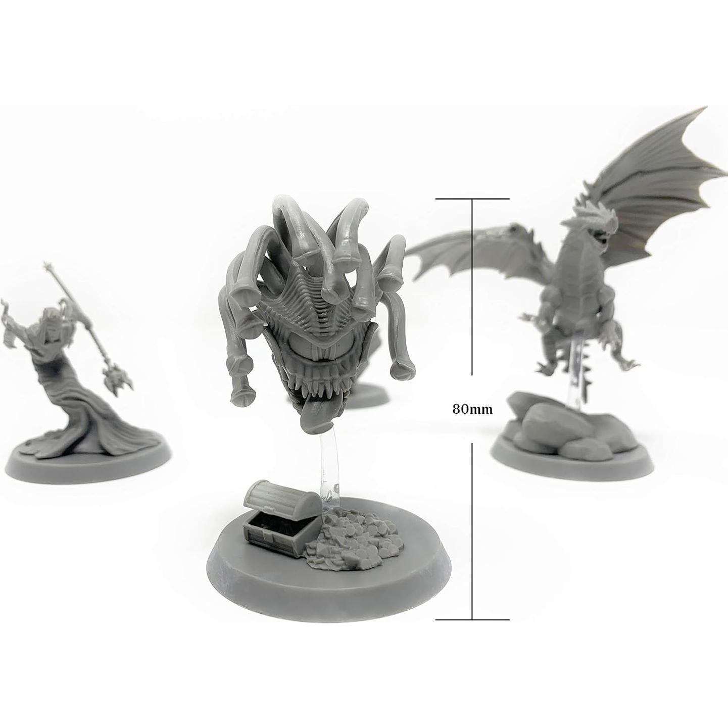 Conjunto de Miniaturas Colosales Citadel Black - 4 Minis 50mm