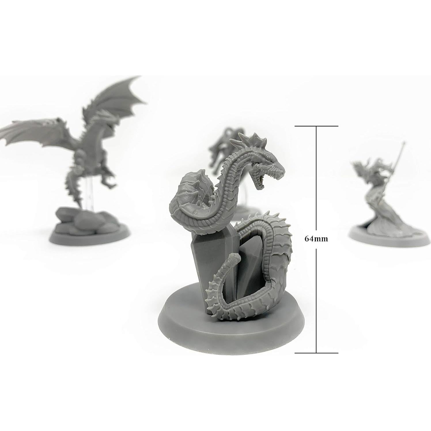 Conjunto de Miniaturas Colosales Citadel Black - 4 Minis 50mm