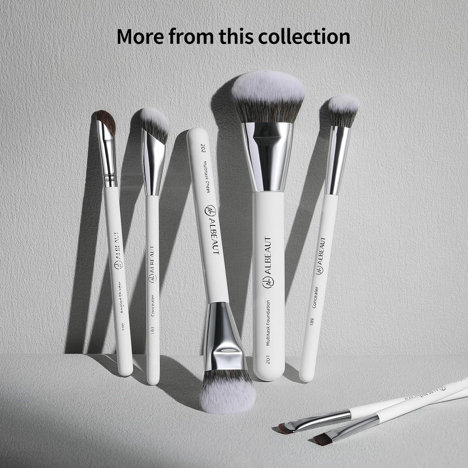 Brocha para Eyeliner y Cejas ALBEAUT 187 Curvado 17cm