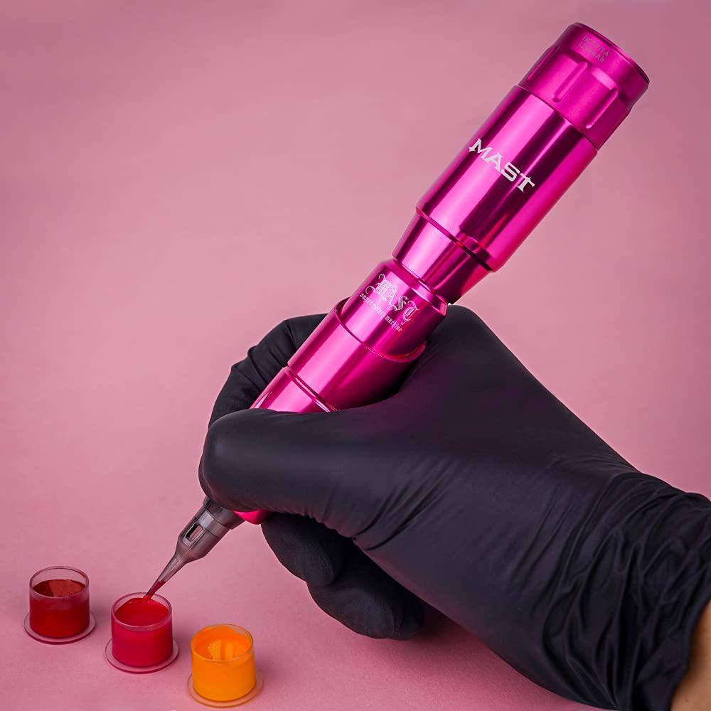 Mast Tour Máquina de Tatuaje Pluma Inalámbrica Rosa Pro Mcore
