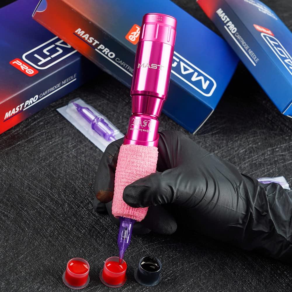 Mast Tour Máquina de Tatuaje Pluma Inalámbrica Rosa Pro Mcore
