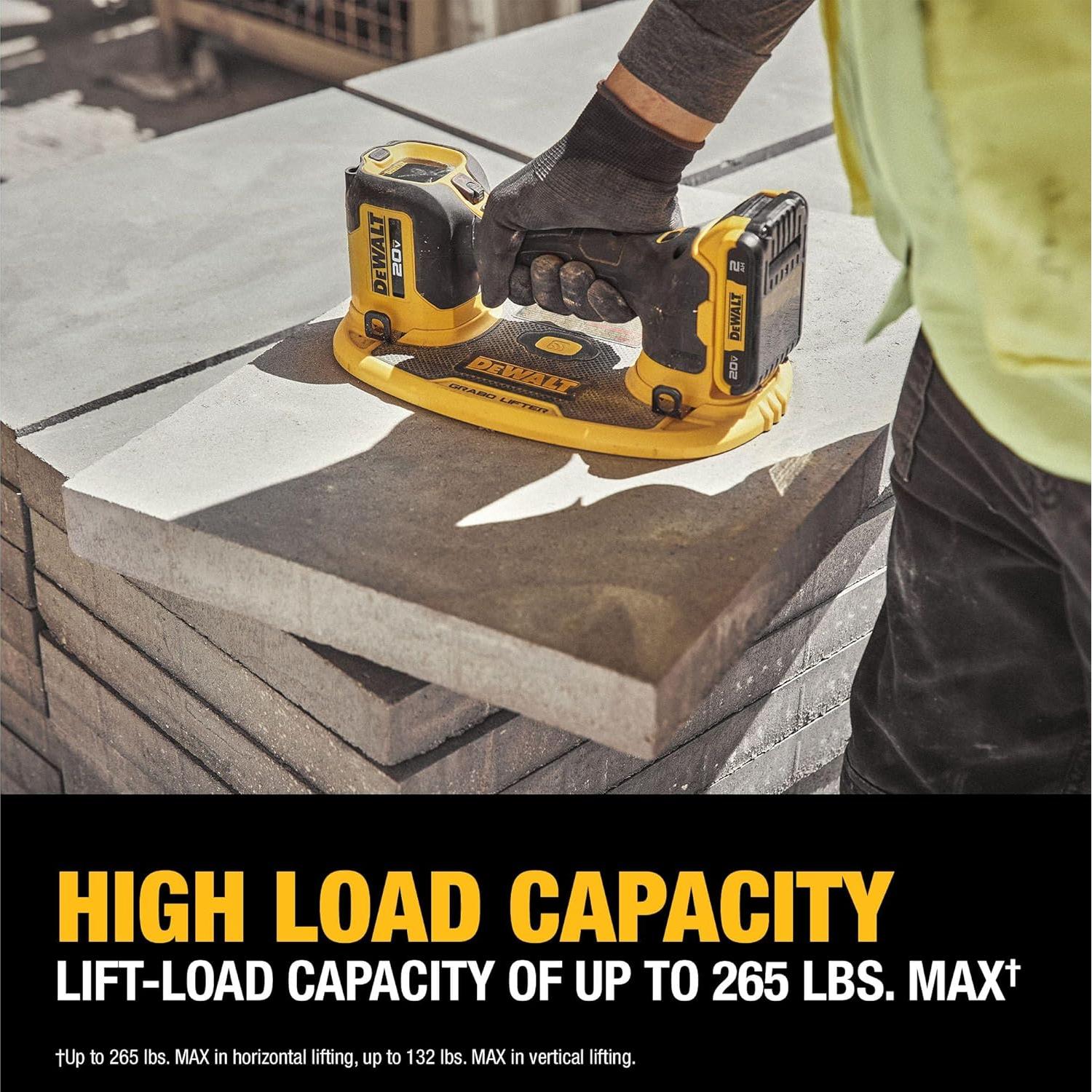 Elevador de Succión DEWALT 20V MAX con Batería 120.2 kg