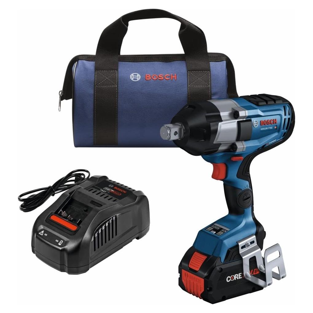 Llave de Impacto Bosch GDS18V-770CB14 18V 3/4" Con Batería 8 Ah