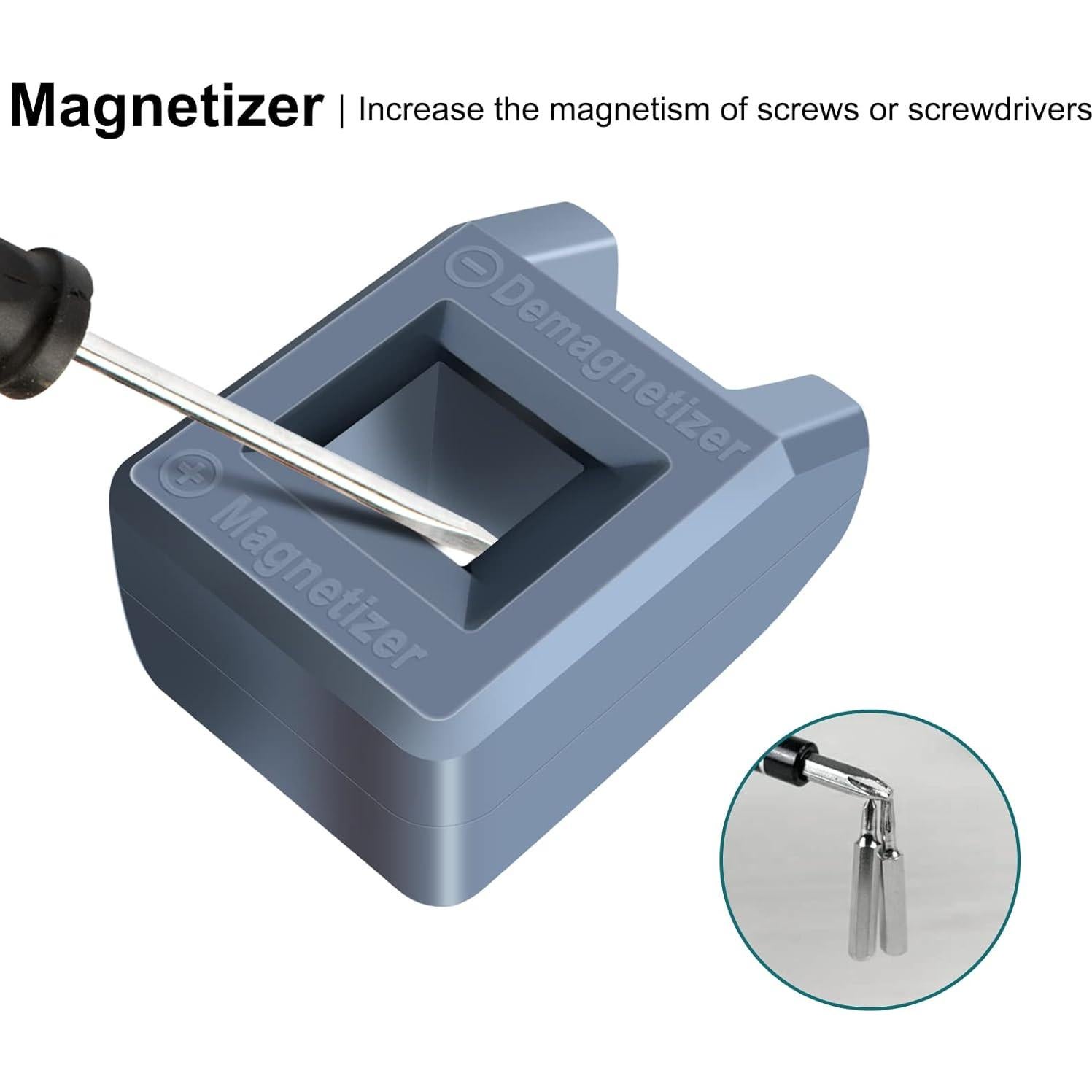 Small 4V Electric Screwdriver,Kiprim ES3 Cordless Screwdriver Tool with Rechargeable Battery,LED Front Light & Power Display Light for Home DIY Blue