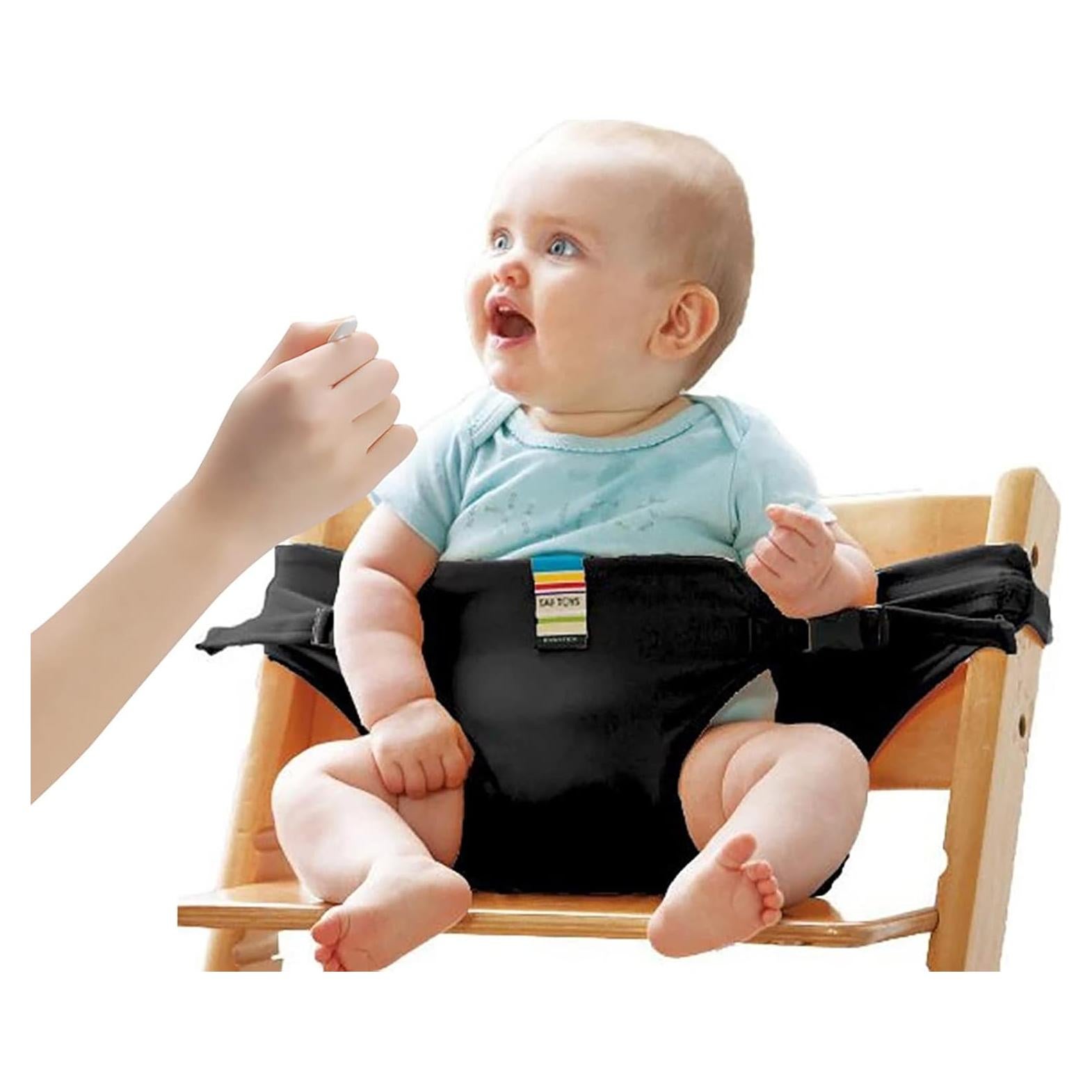 Arnés de Seguridad Lychee para Silla Alta Bebé Negro