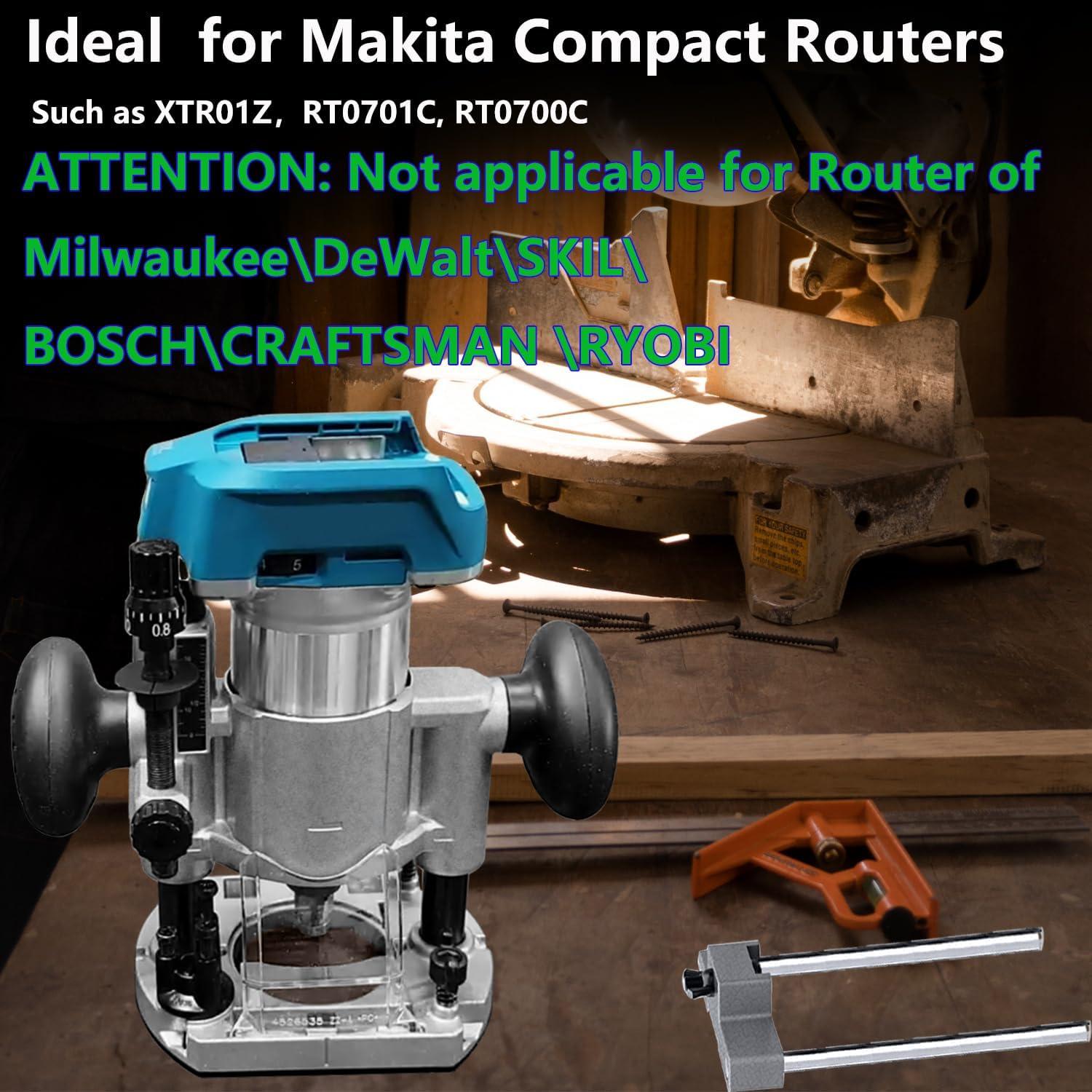 Base de enrutador de inmersión Dobetter DBTR700 de aluminio