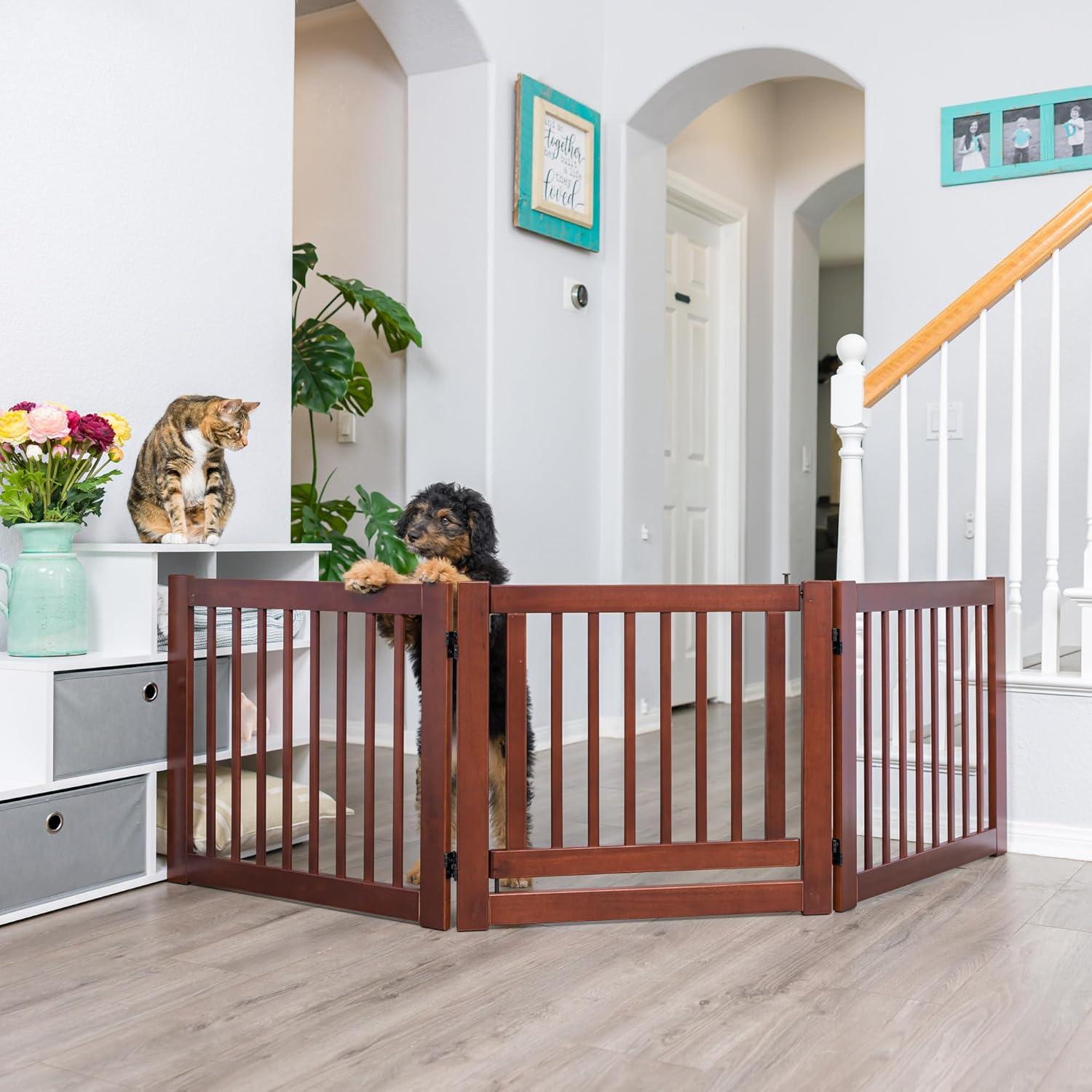 Puerta para Perros Primetime Petz 24" Nogal Configurable